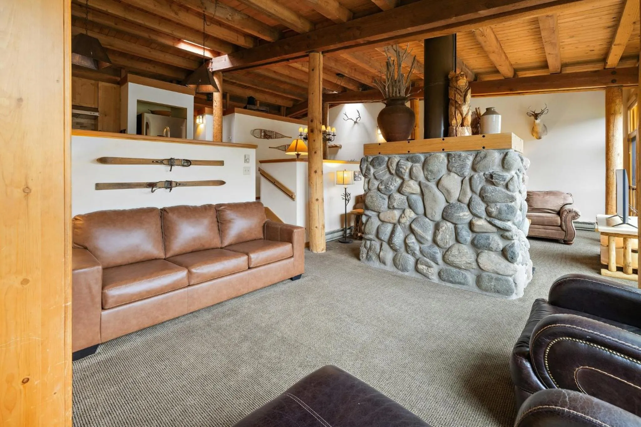 Living room in Evergreen Condominiums by Vail Resorts
