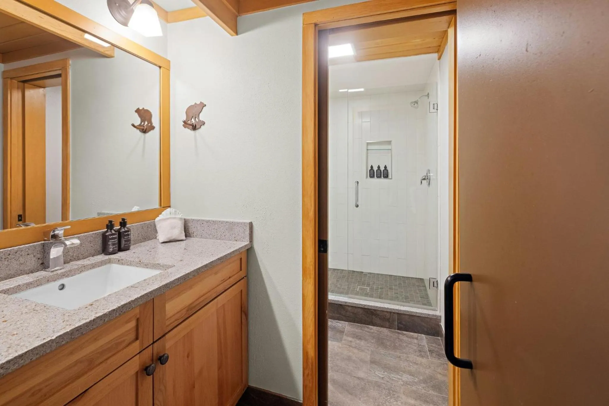 Bathroom in Evergreen Condominiums by Vail Resorts