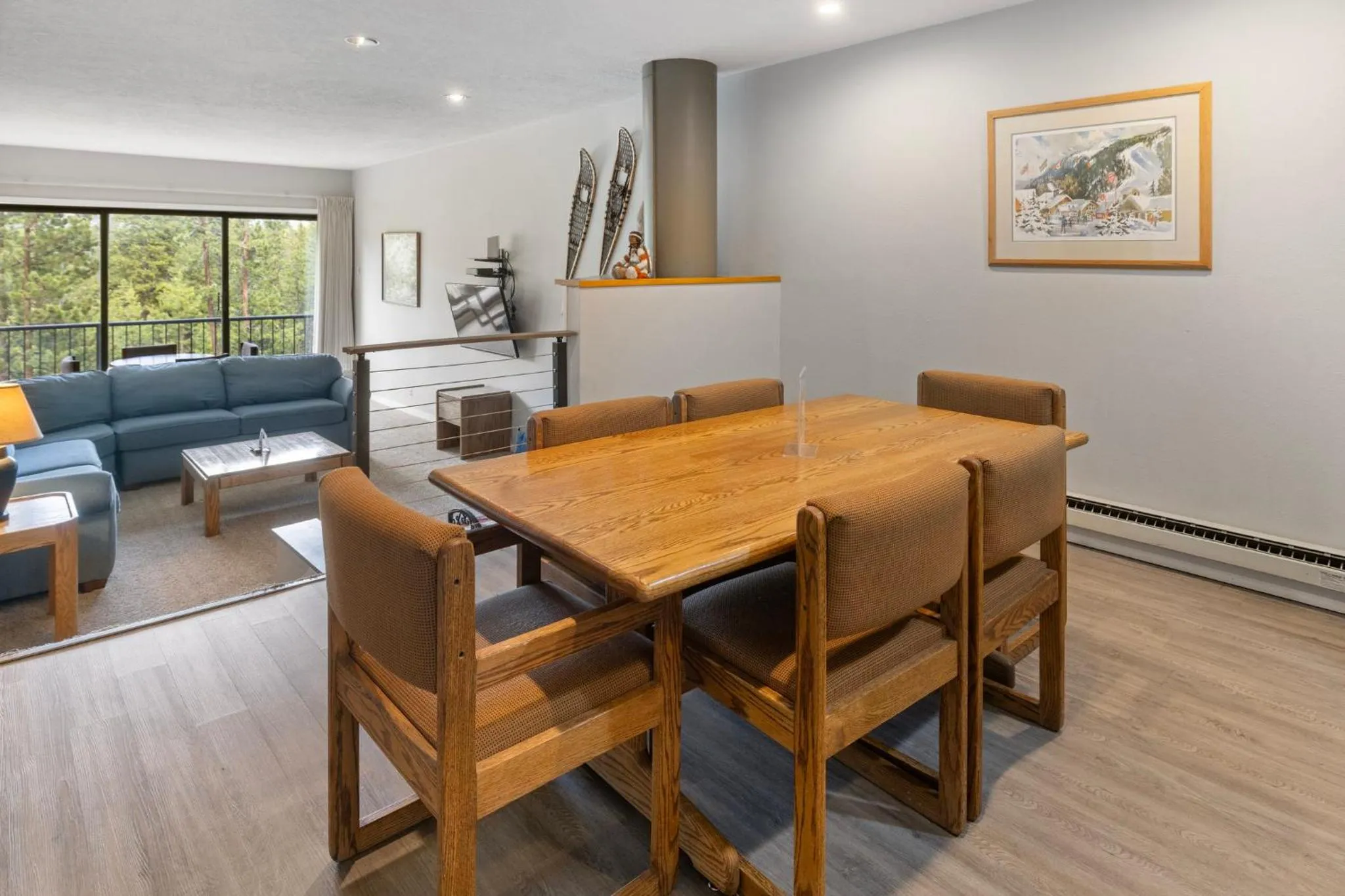 Dining area in Evergreen Condominiums by Vail Resorts