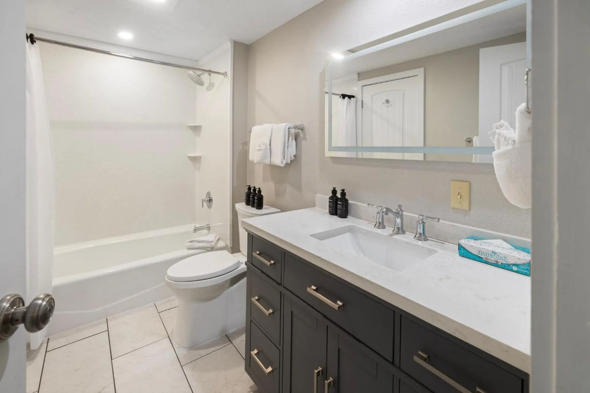 Bathroom in Evergreen Condominiums by Vail Resorts