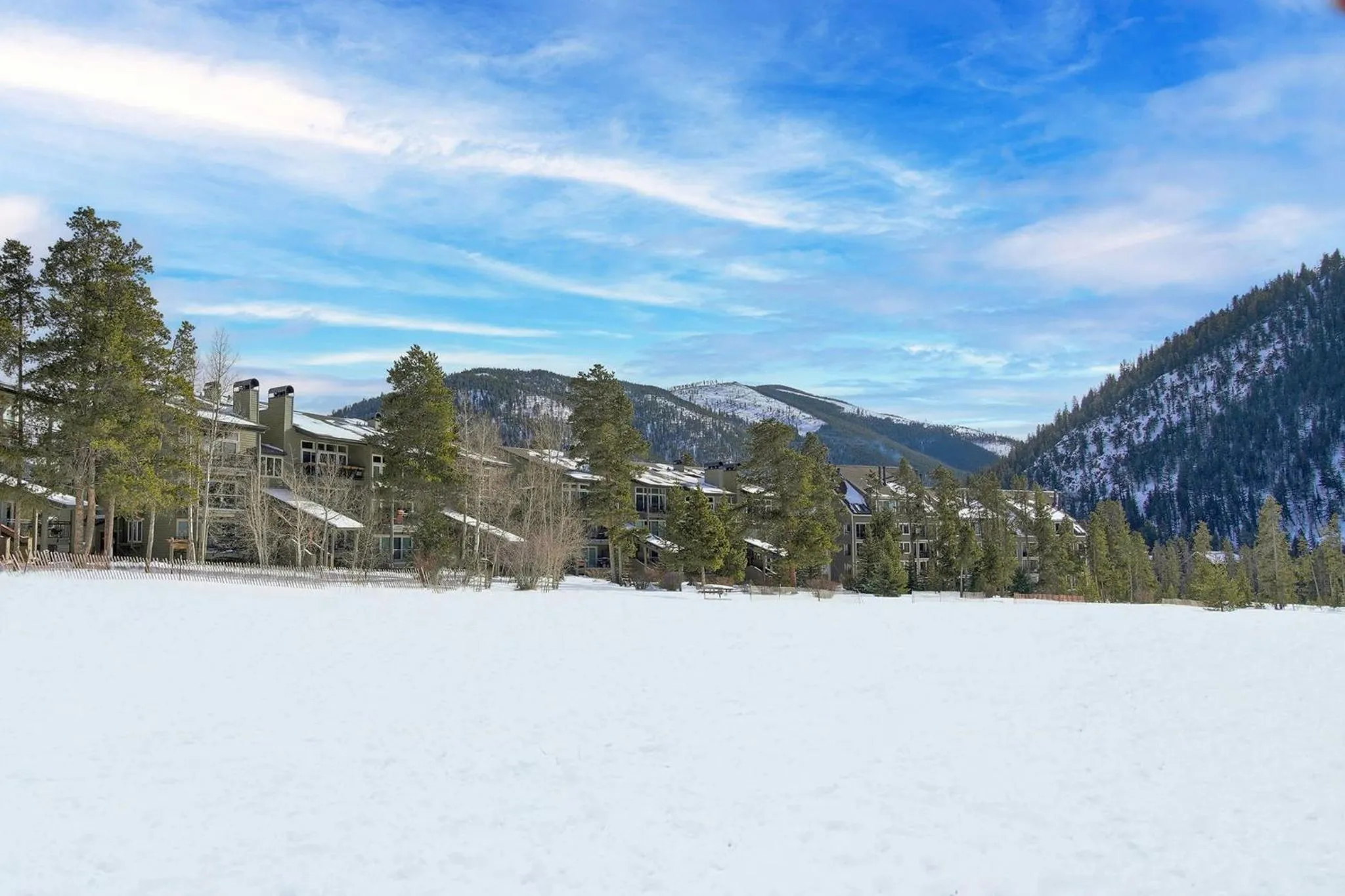 Property building in Evergreen Condominiums by Vail Resorts