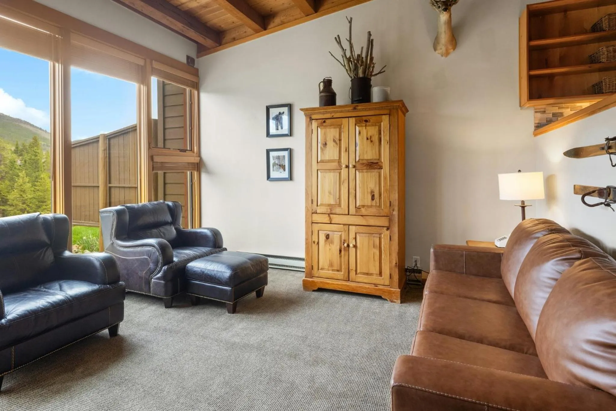 Living room in Evergreen Condominiums by Vail Resorts