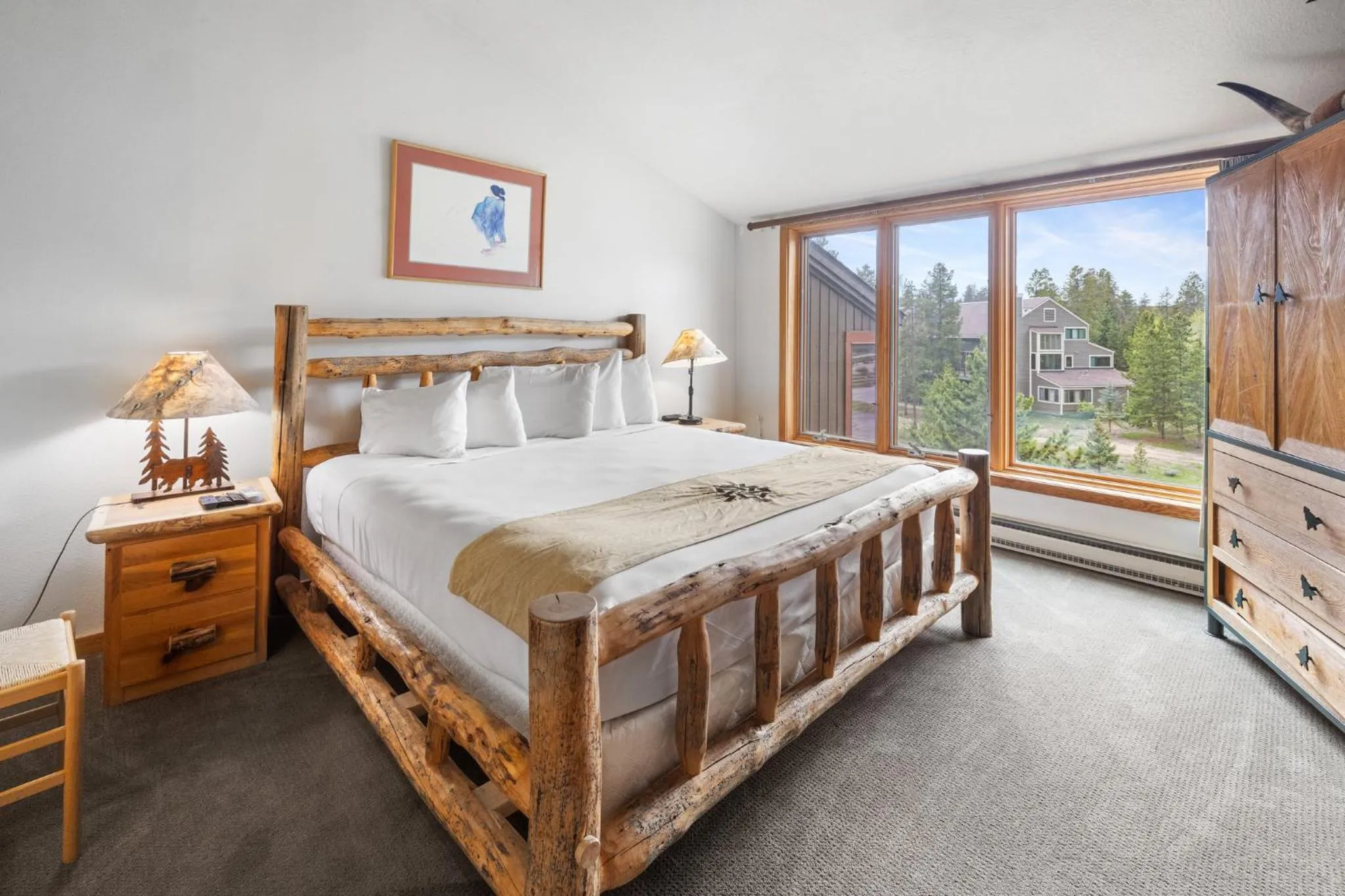 Bedroom, Bed in Evergreen Condominiums by Vail Resorts