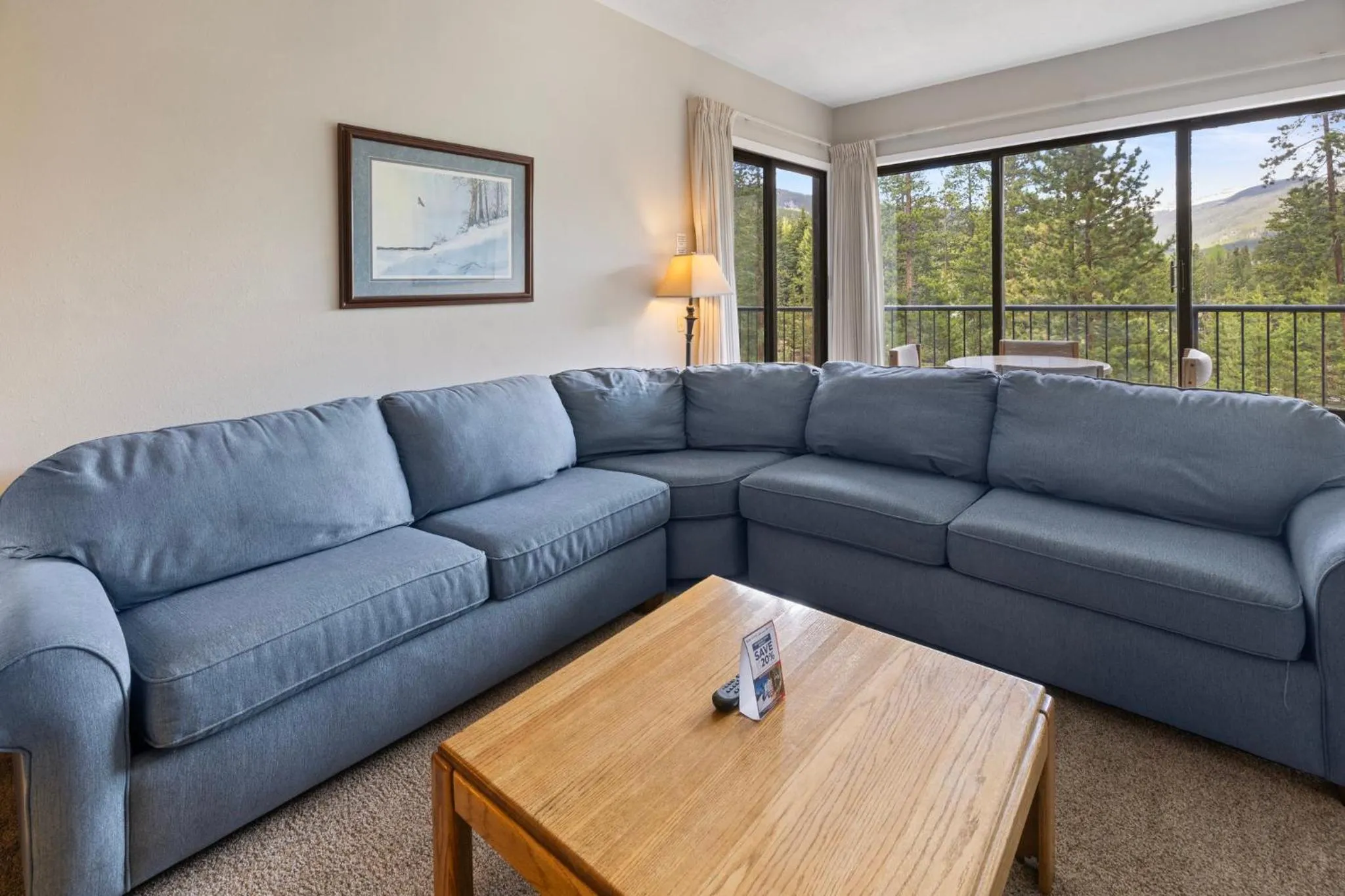Living room in Evergreen Condominiums by Vail Resorts