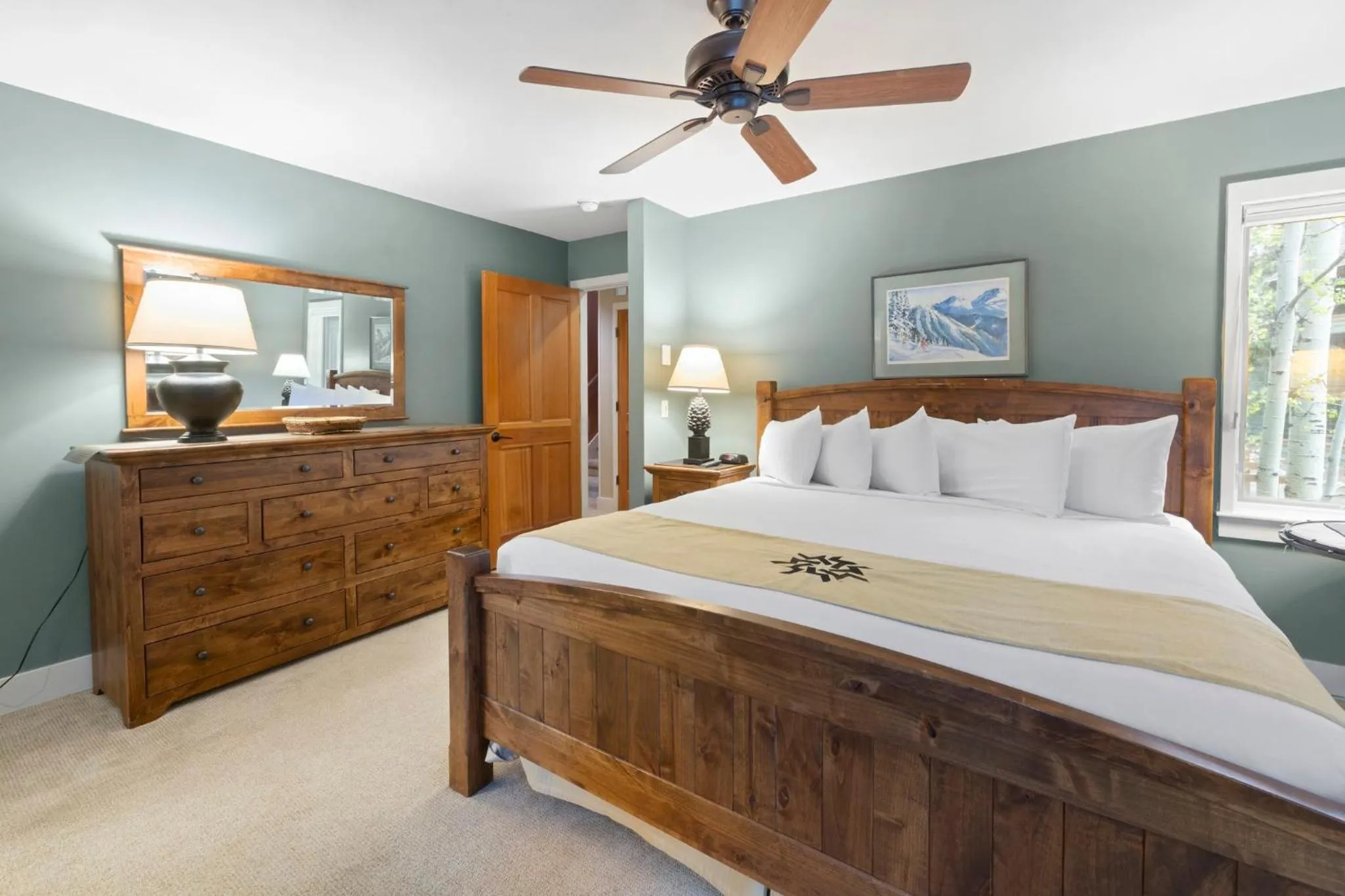 Bedroom, Bed in Forest Condominiums by Vail Resorts