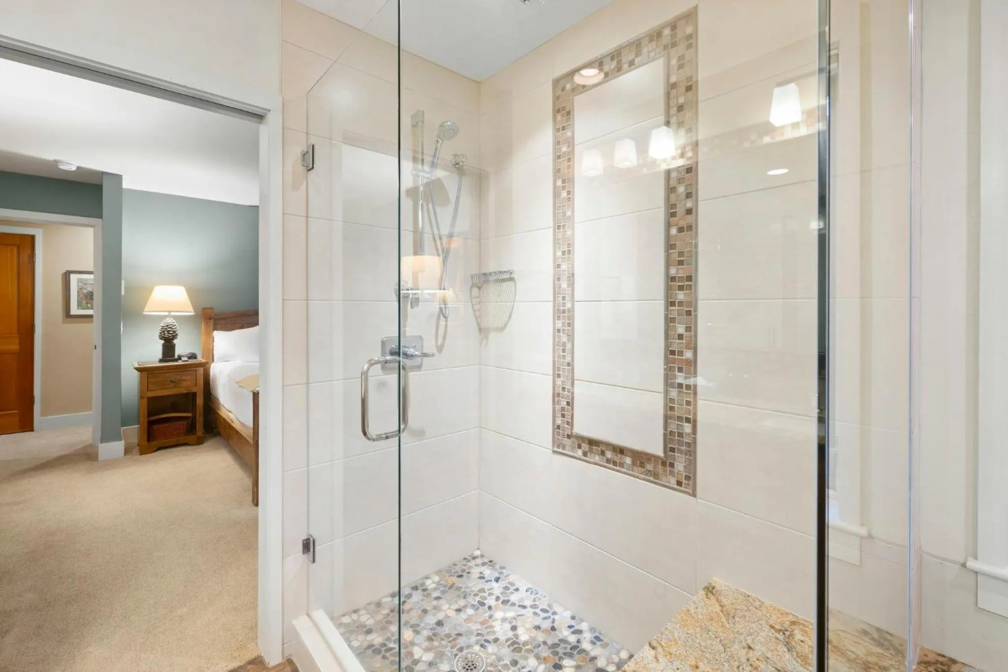 Shower in Forest Condominiums by Vail Resorts
