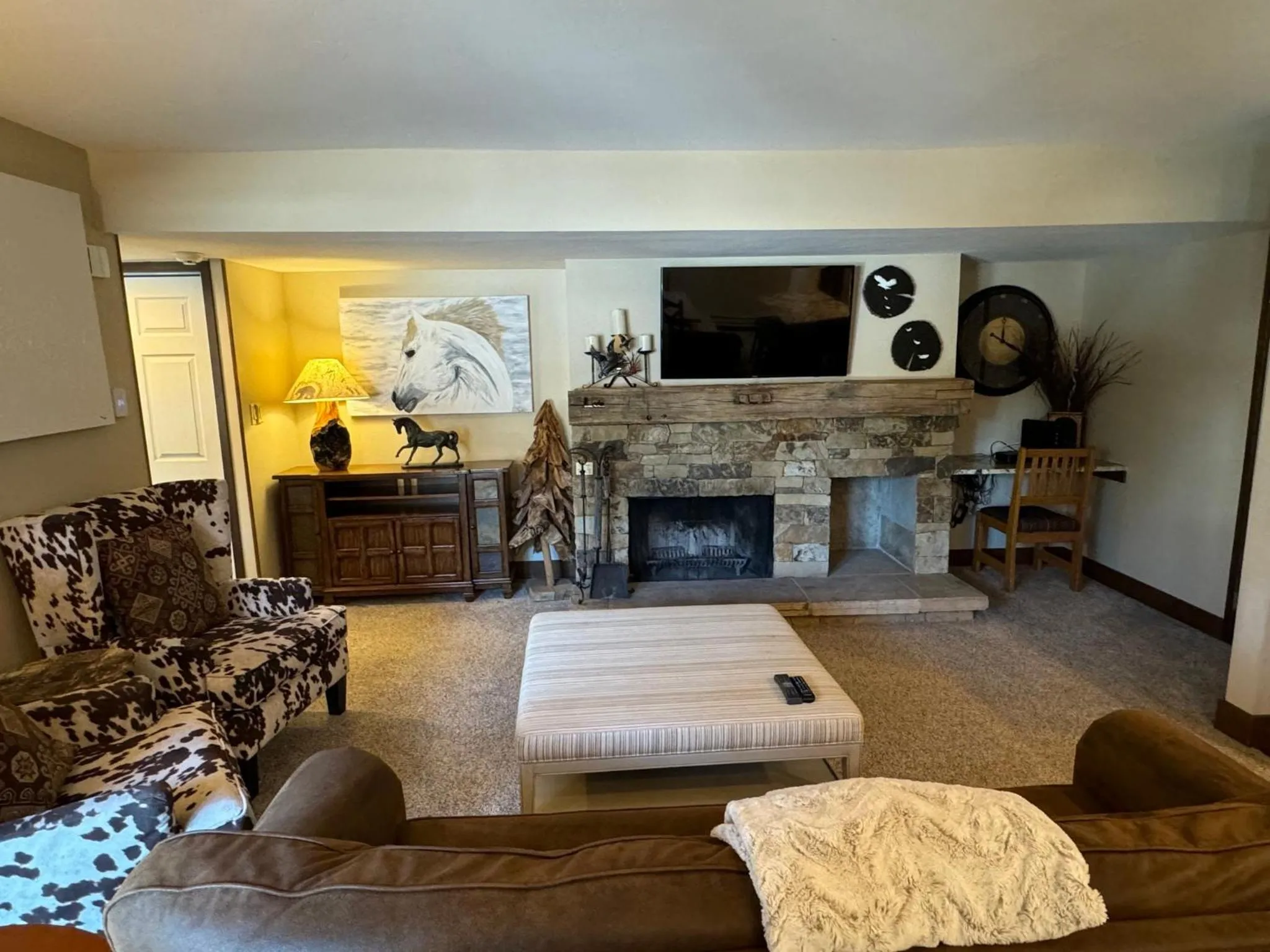 Living room in The Forest Neighborhood by Keystone Resort