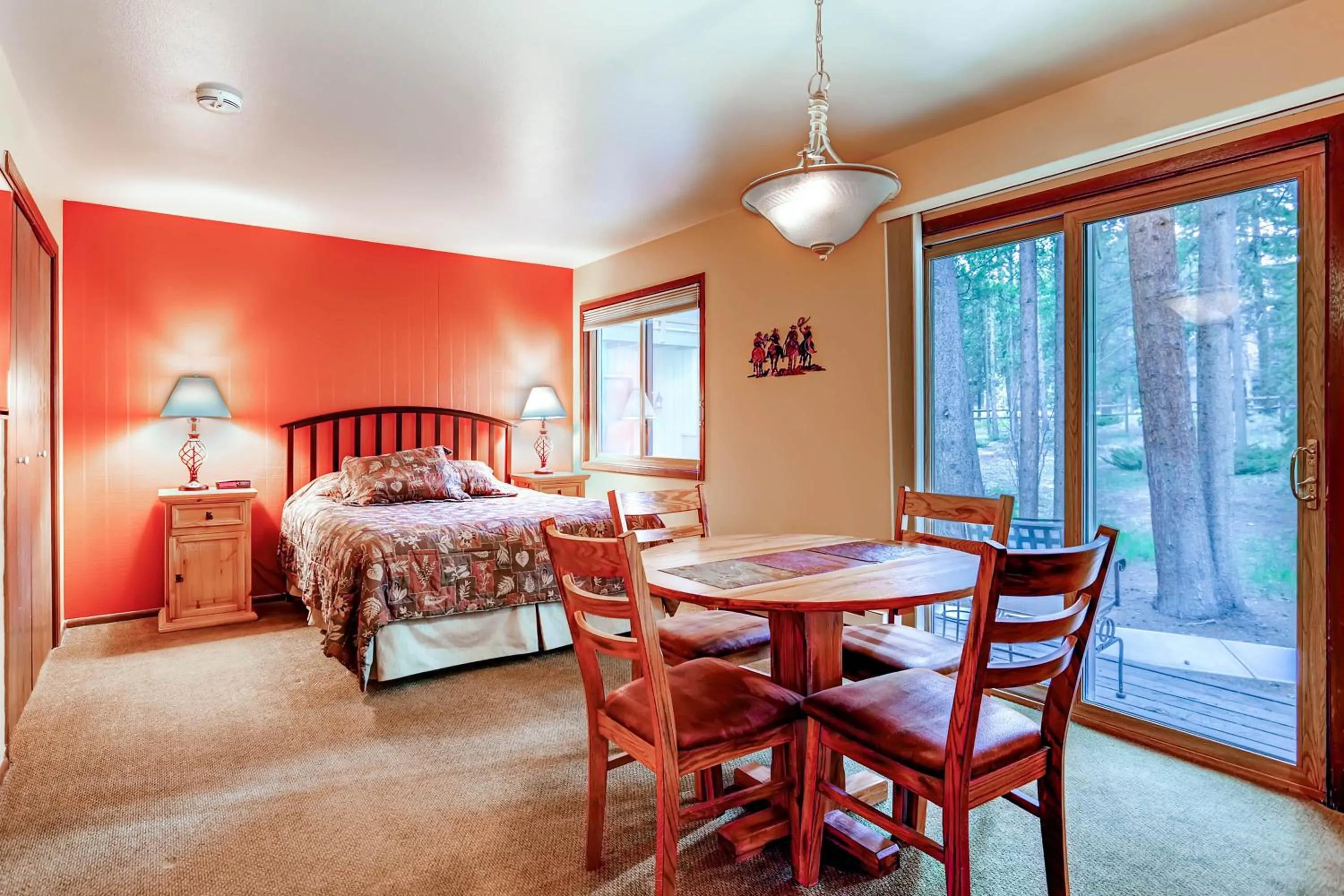 Living room, Bed in The Forest Neighborhood by Keystone Resort