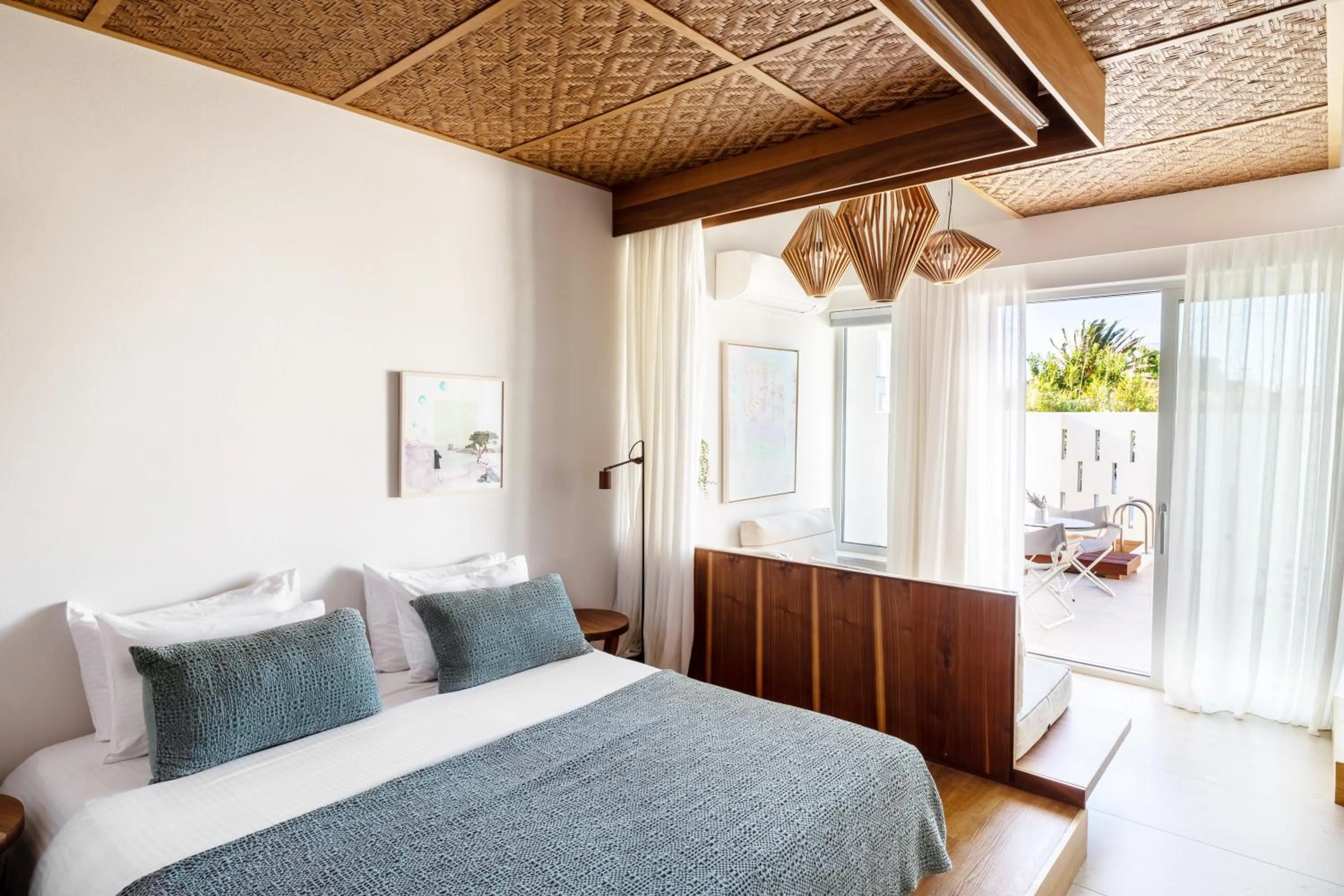 Bedroom, Bed in ALERÓ Seaside Skyros Resort