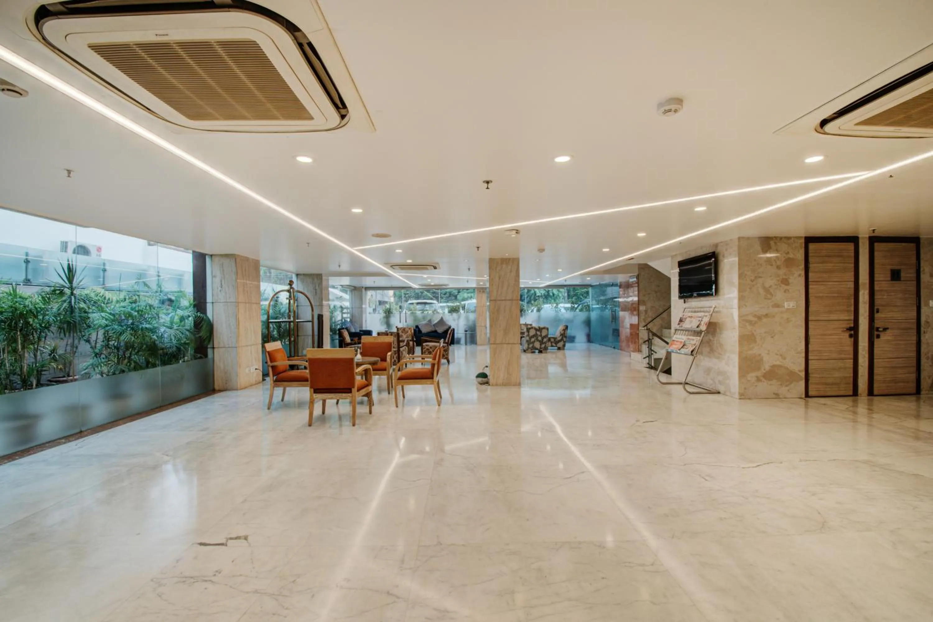 Seating area in Iris Park Hotel New Delhi