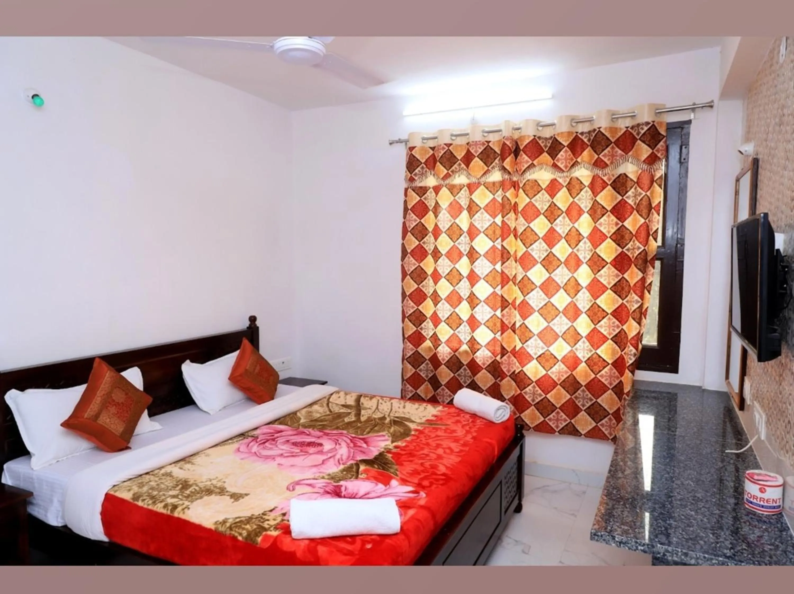 Bedroom, Bed in Brahma Paradise , A heritage haveli