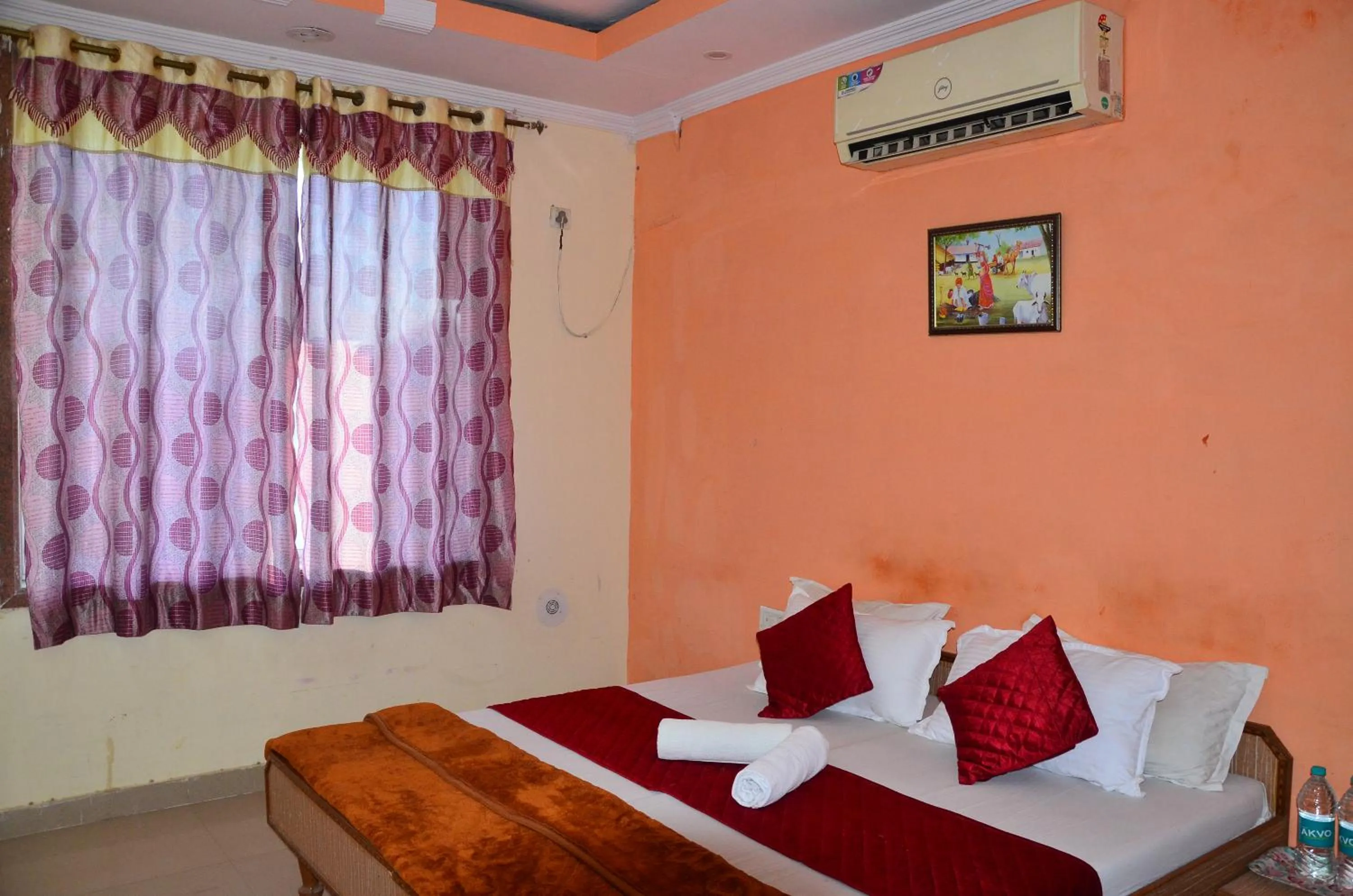 Bedroom, Bed in Brahma Paradise , A heritage haveli