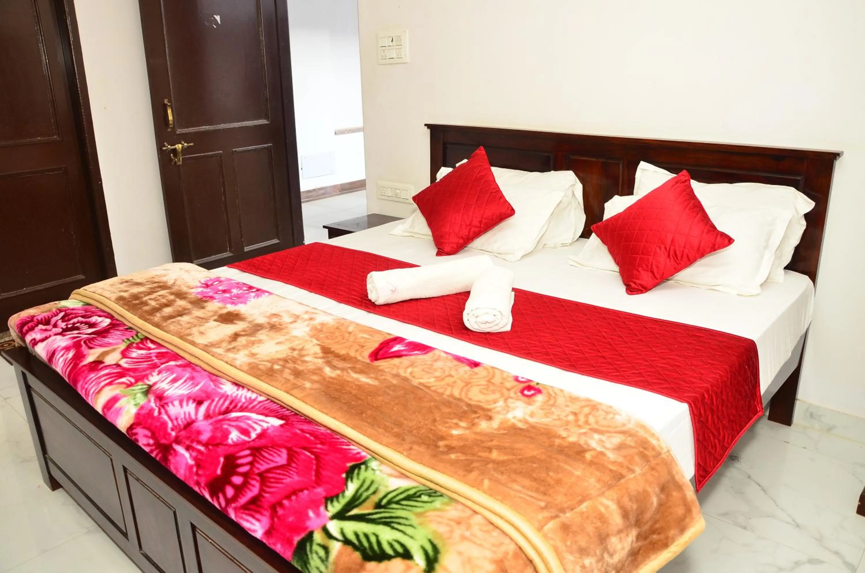 Bedroom, Bed in Brahma Paradise , A heritage haveli