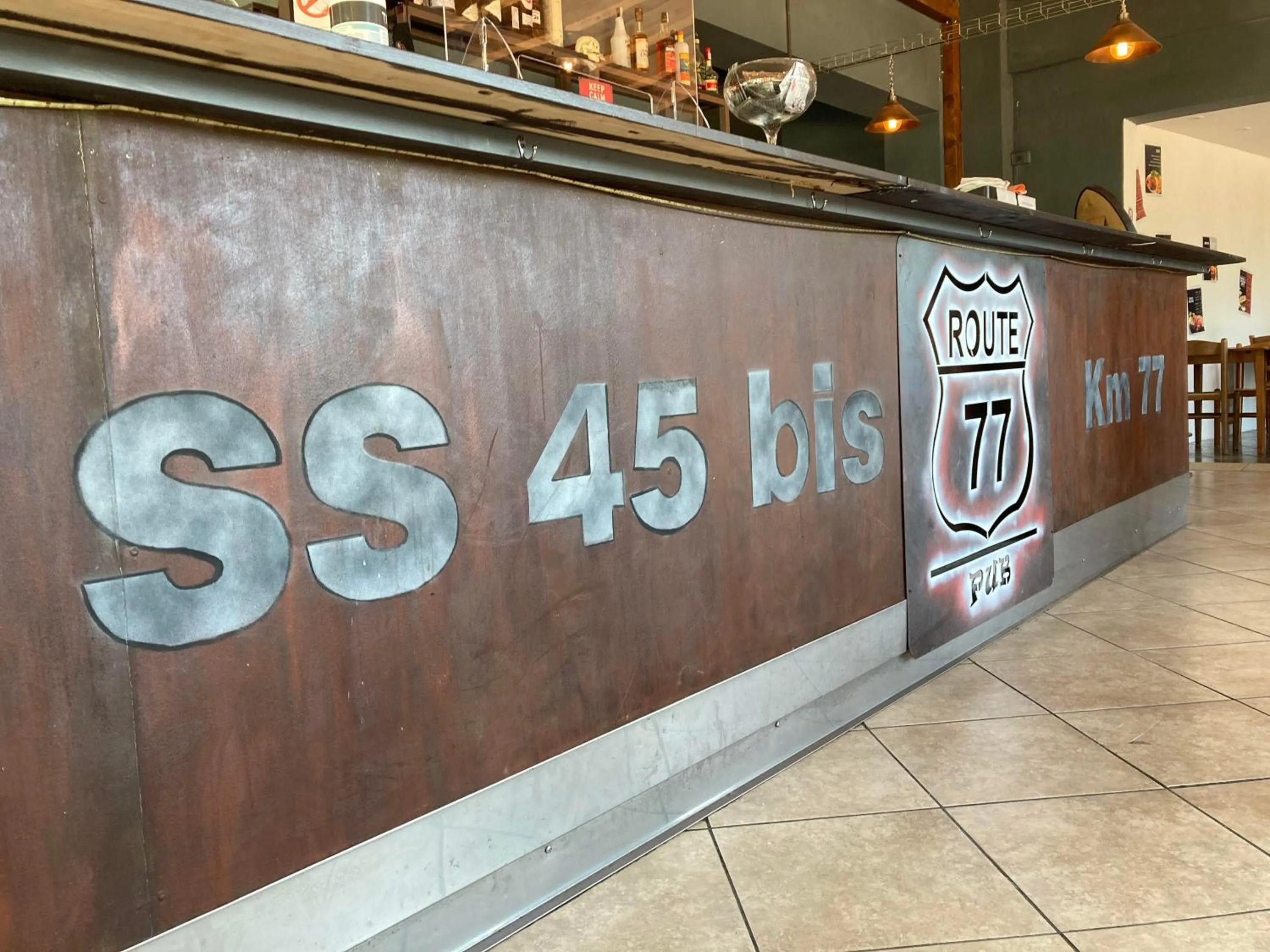 Lounge or bar in Route77 hostel