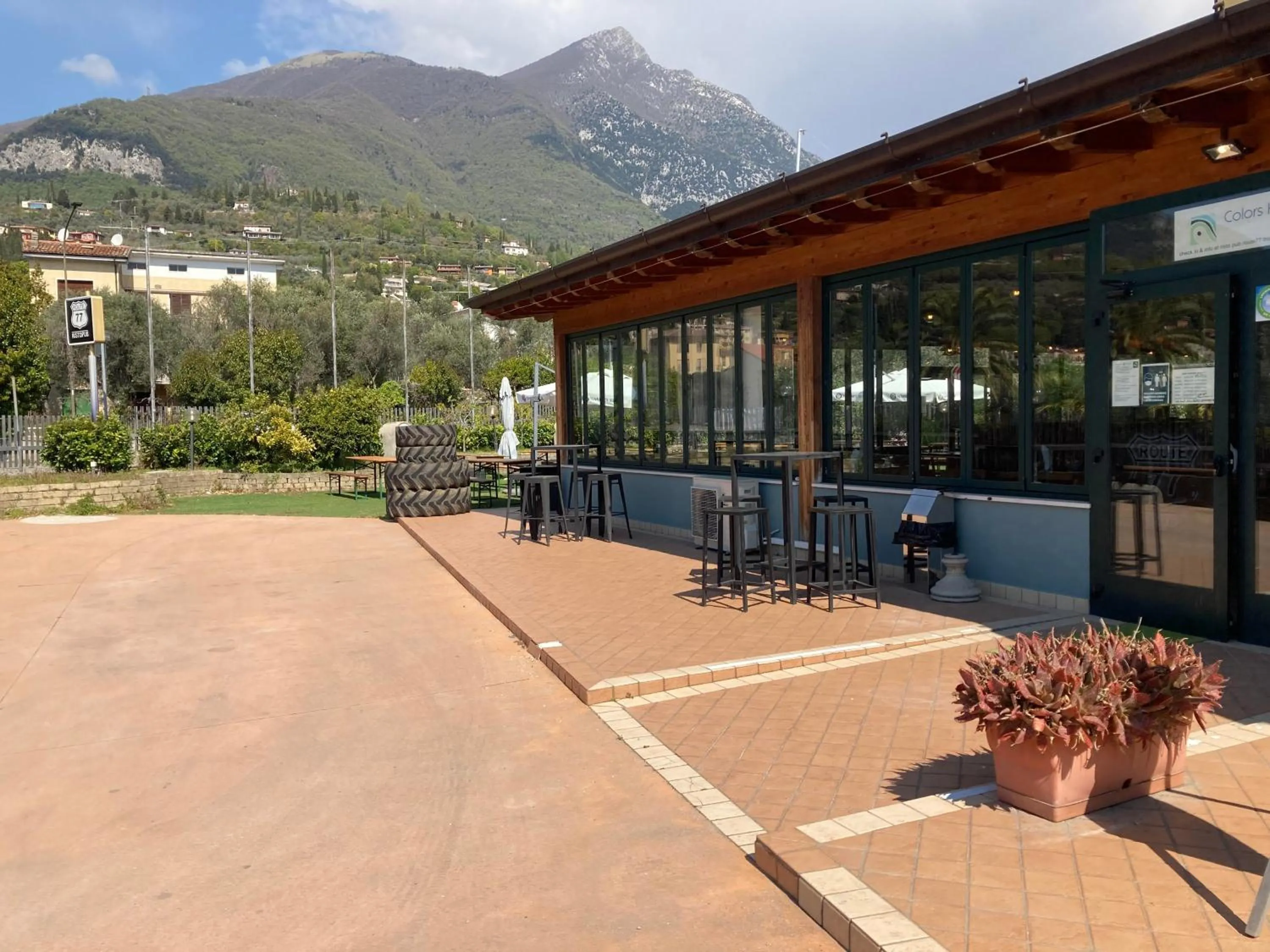 Property building in Route77 hostel