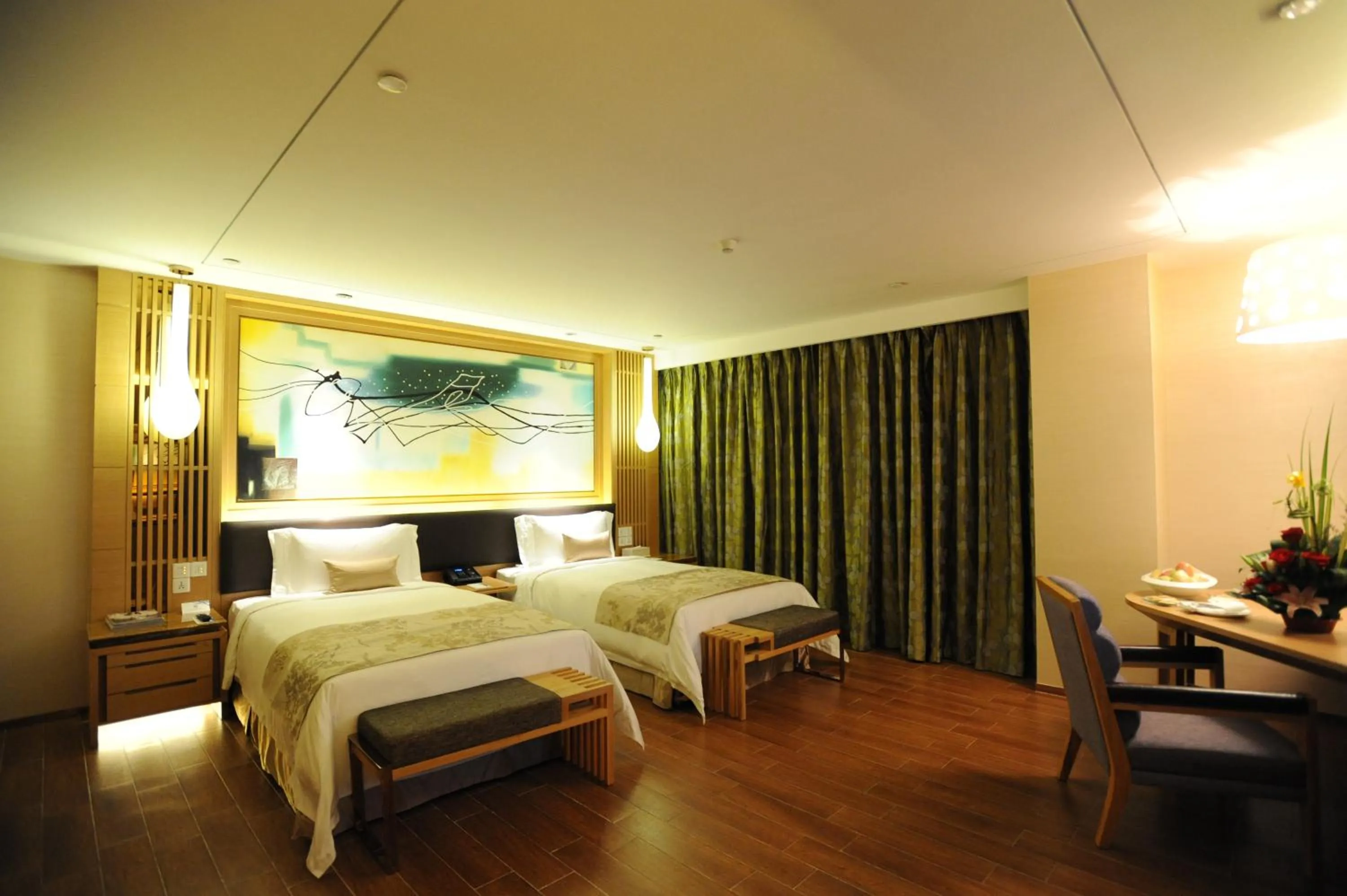 Bed in Huidong Regal Palace Resort