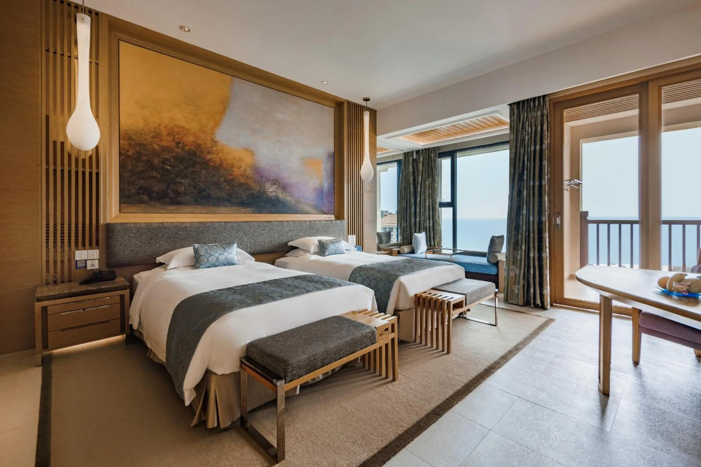 Bed in Huidong Regal Palace Resort