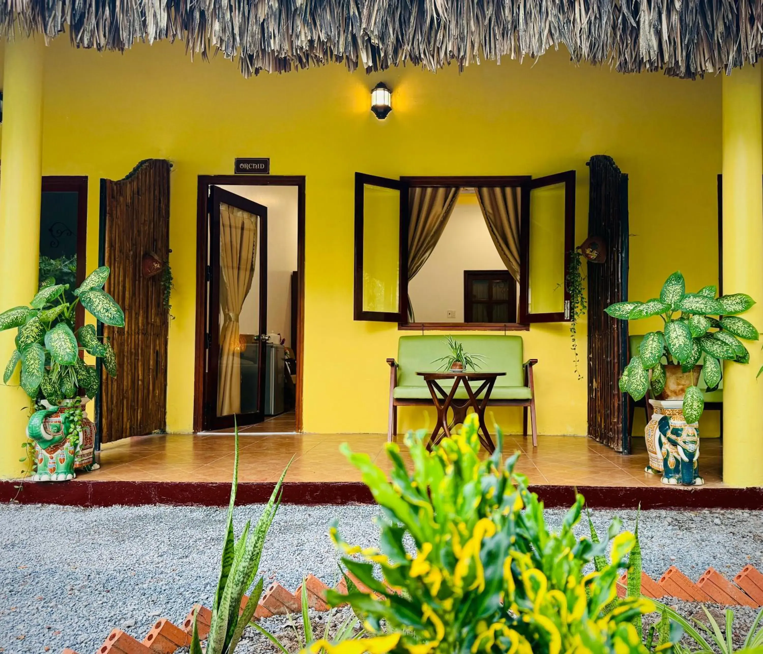 Deluxe Double or Twin Room with Pool View in Mango Home Riverside Eco - Resort Deluxe Double or Twin Room with Pool View in Mango Home Riverside Eco - Resort