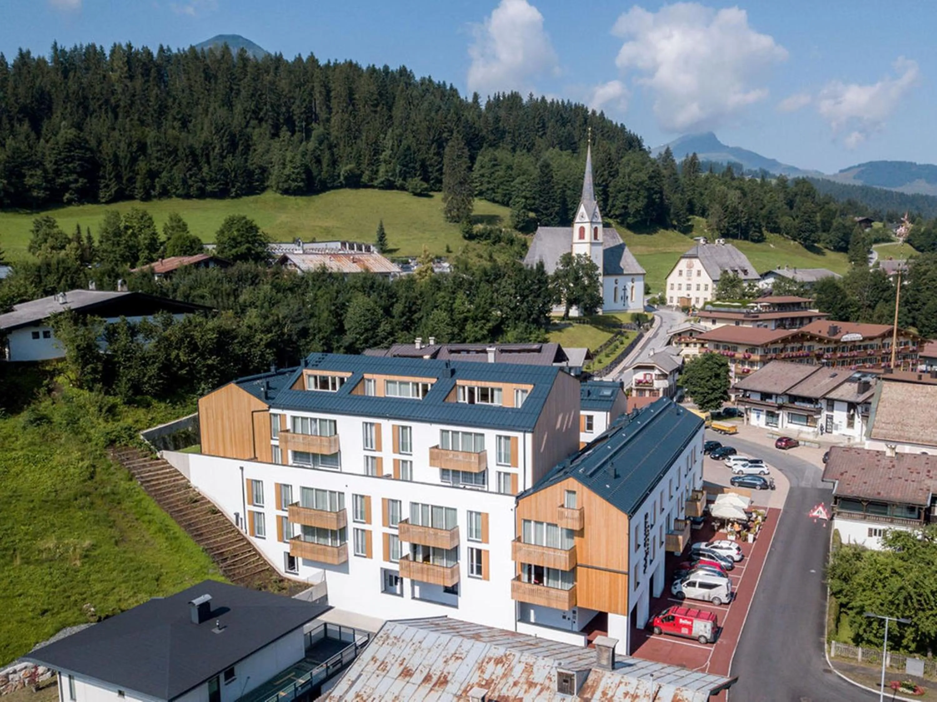 Property building in All-Suite Resort Fieberbrunn inkl Aubad-Eintritt