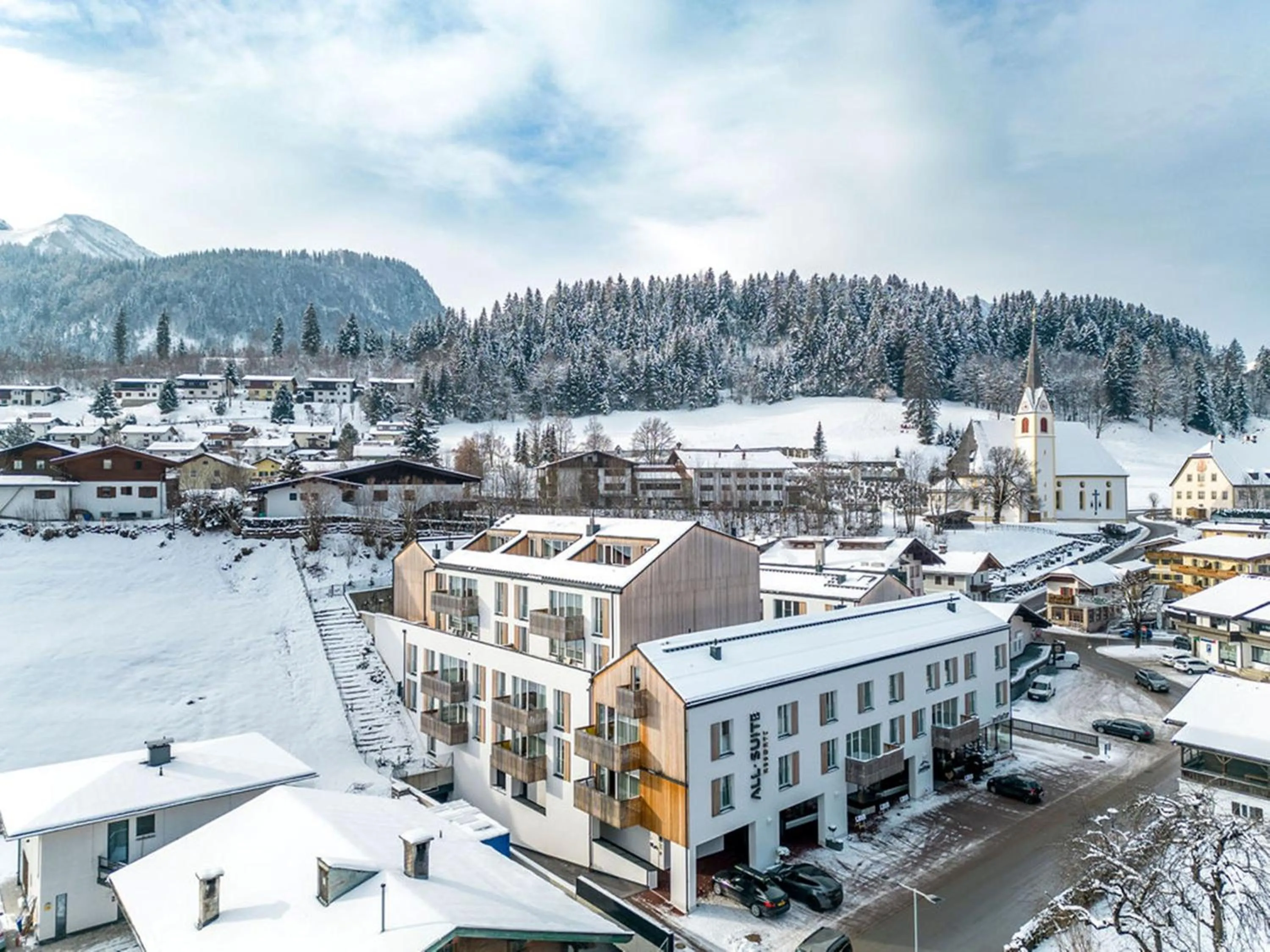 Property building in All-Suite Resort Fieberbrunn inkl Aubad-Eintritt