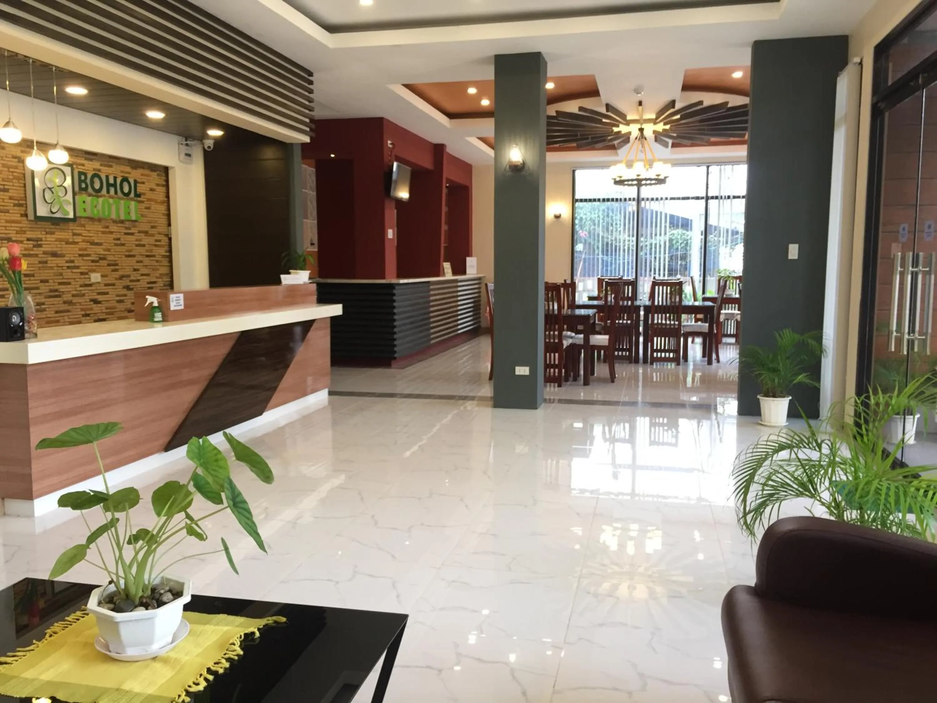 Lobby or reception in Bohol Ecotel