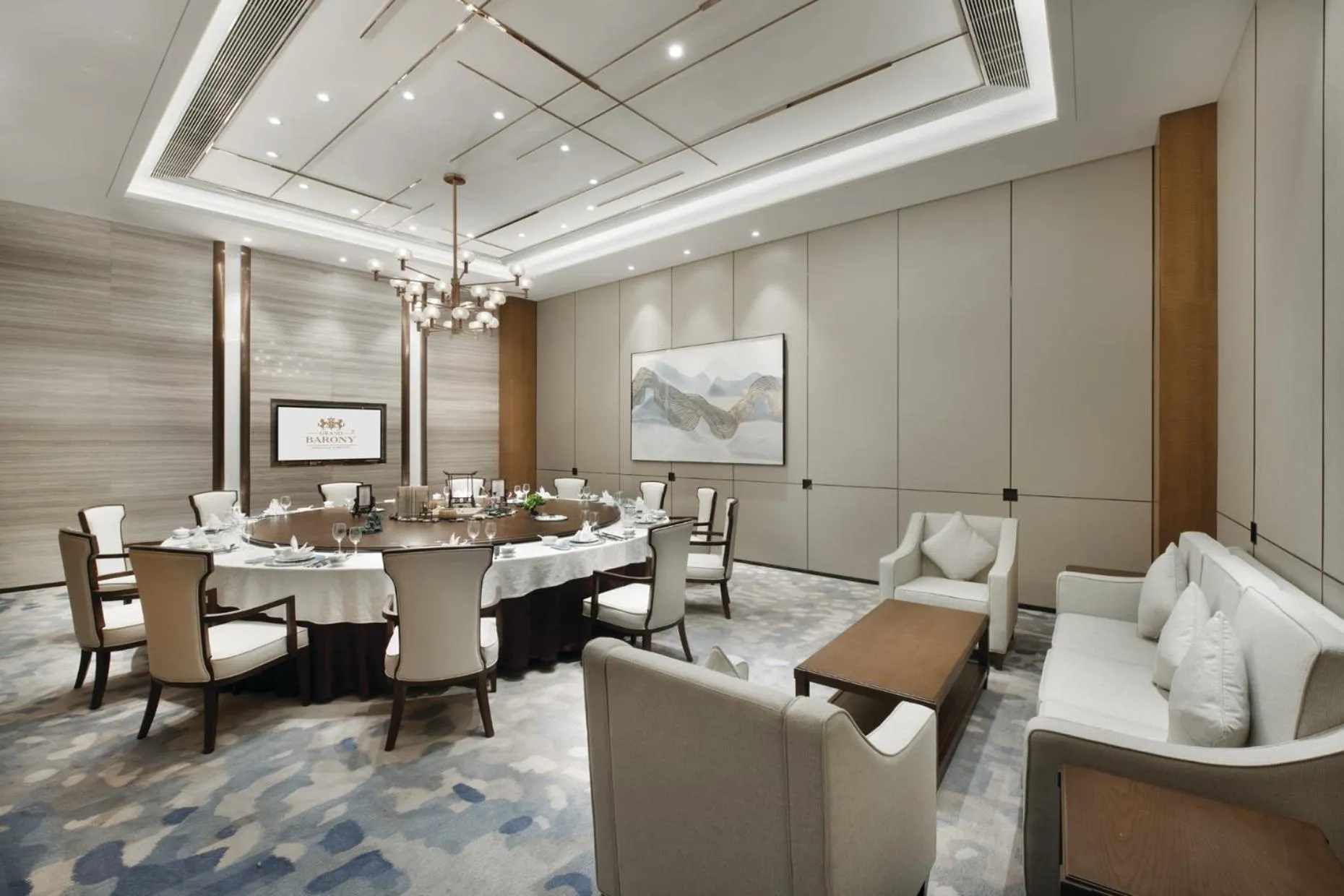 Restaurant/places to eat in Grand Barony Qingdao Airport Hotel