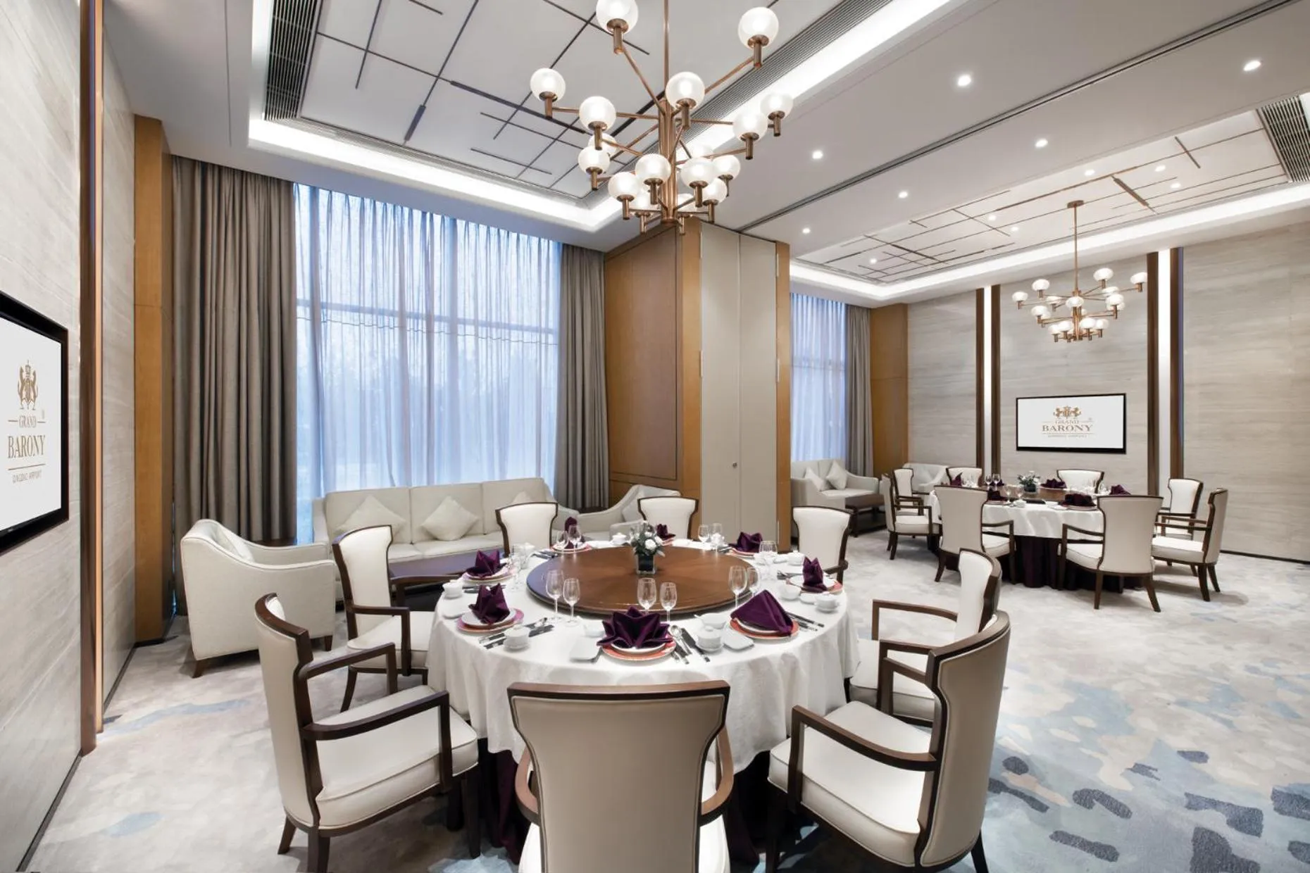 Restaurant/places to eat in Grand Barony Qingdao Airport Hotel
