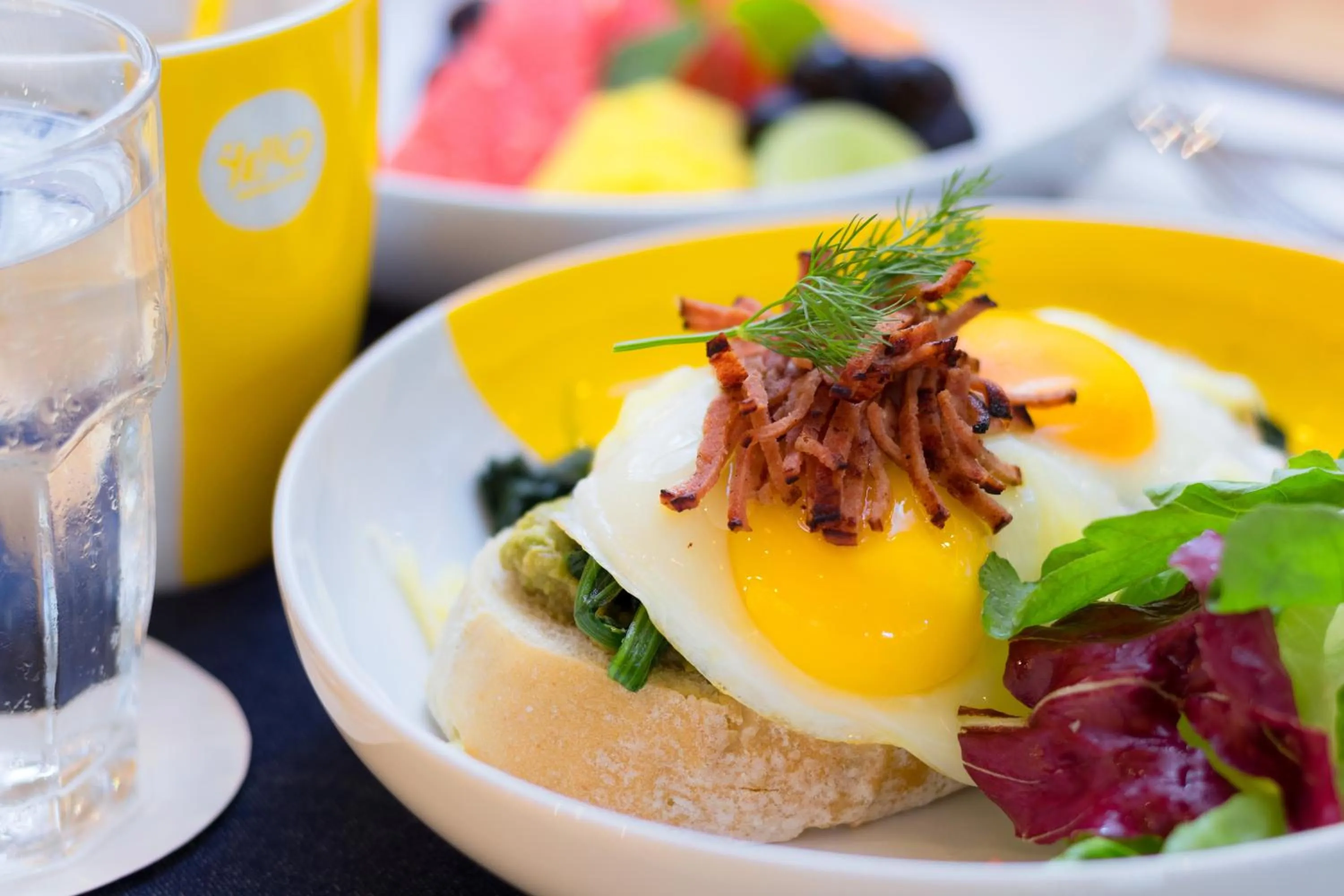 Food close-up in YELLO Hotel Kuta Beachwalk Bali