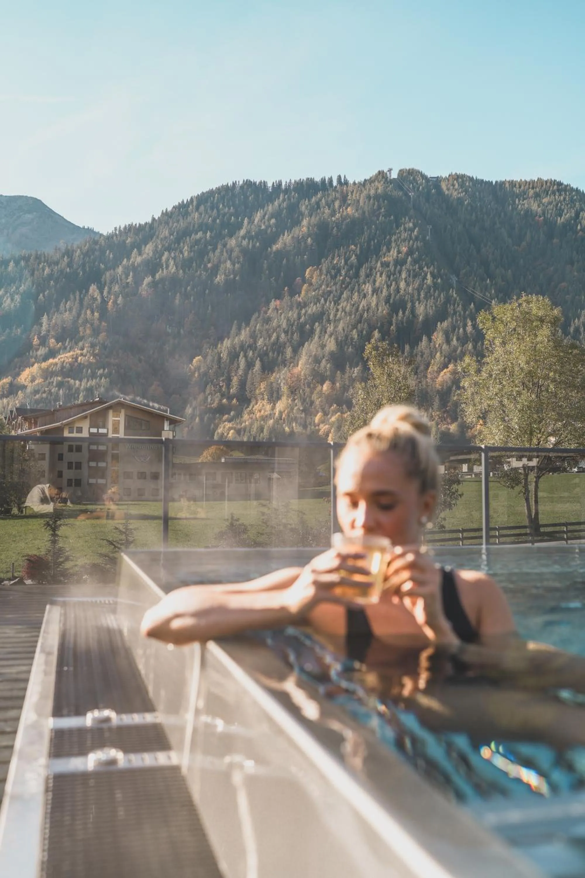 Swimming pool in Hotel Wagnerhof