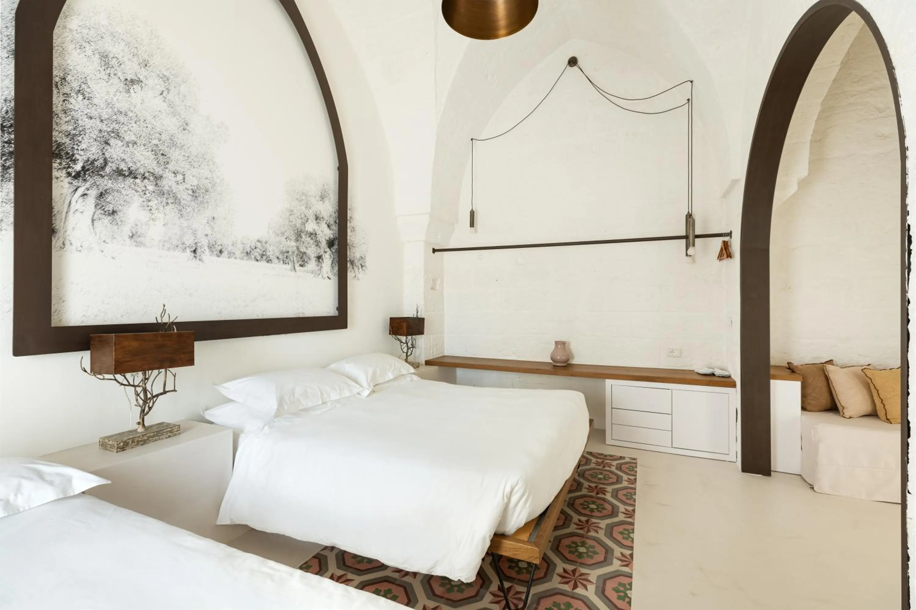 Bedroom, Bed in AL PALAZZO La Dimora by Apulia Hospitality