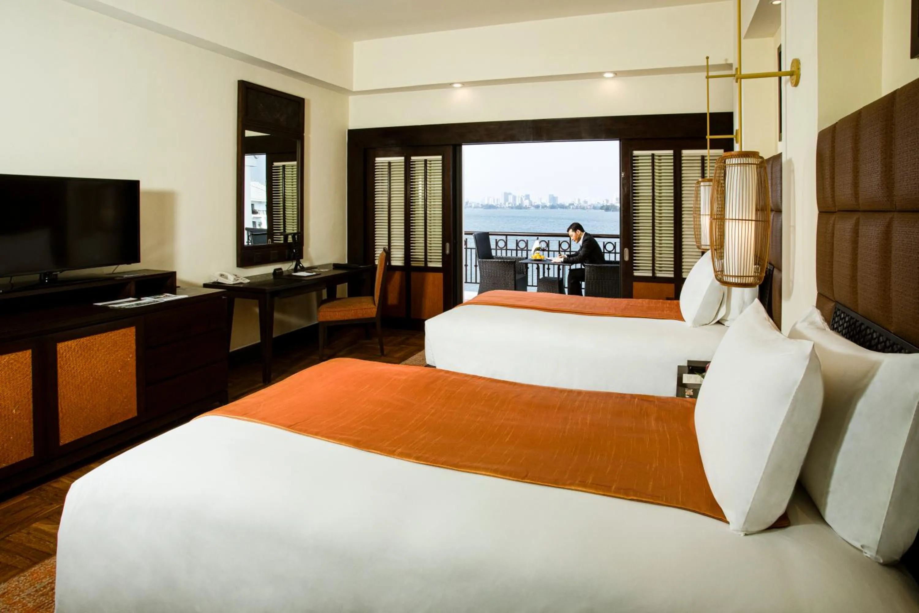 Photo of the whole room, Bed in InterContinental Hanoi Westlake by IHG