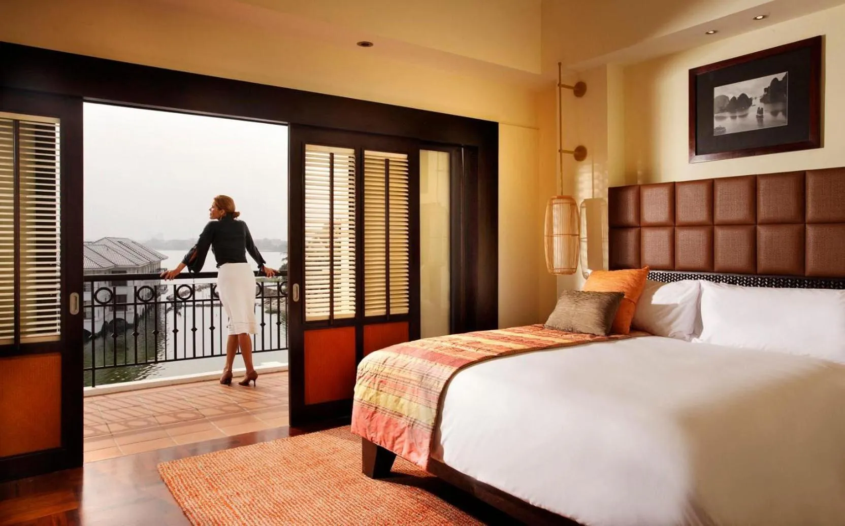 Bedroom, Bed in InterContinental Hanoi Westlake by IHG