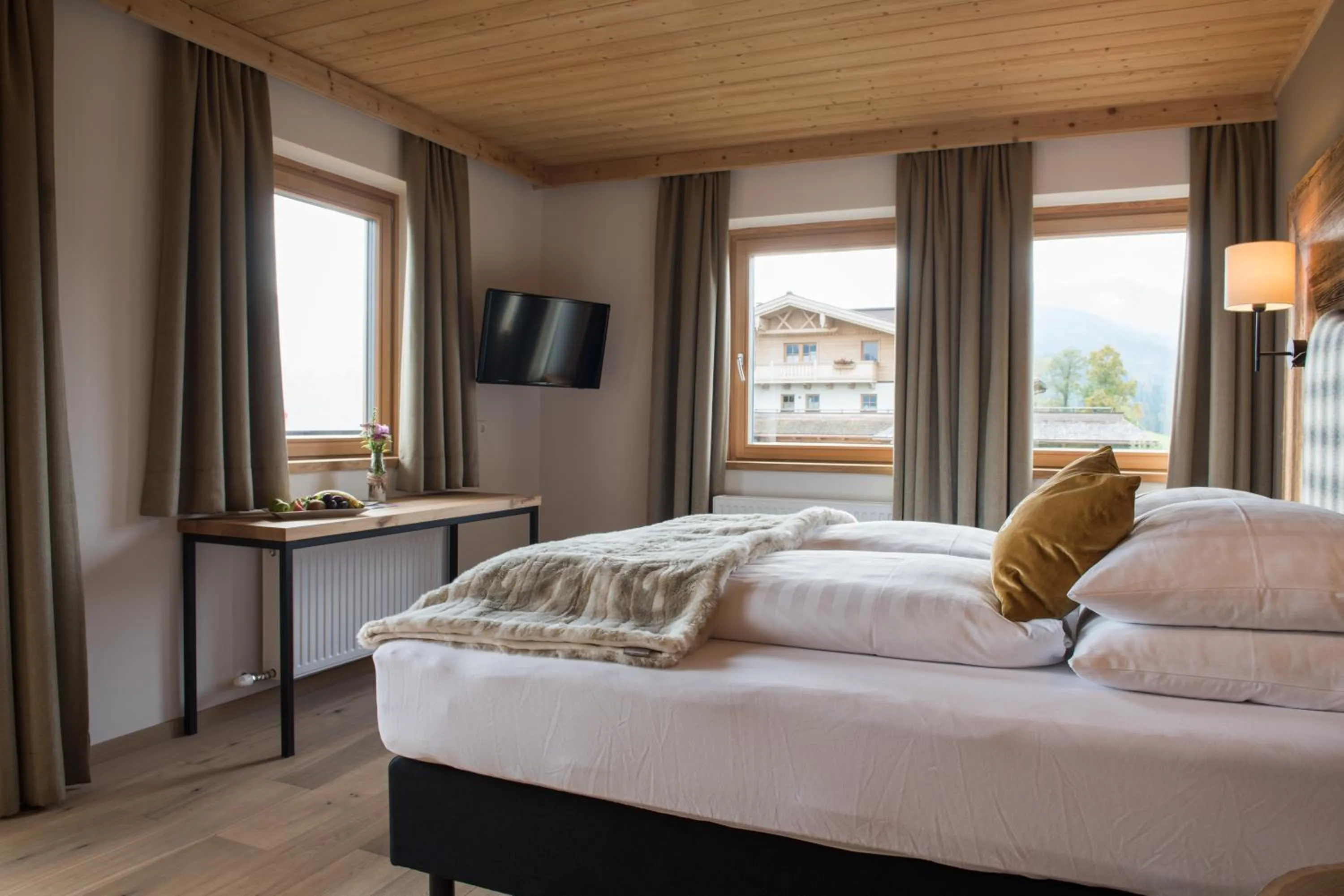 Bedroom, Bed in Hotel Winterbauer