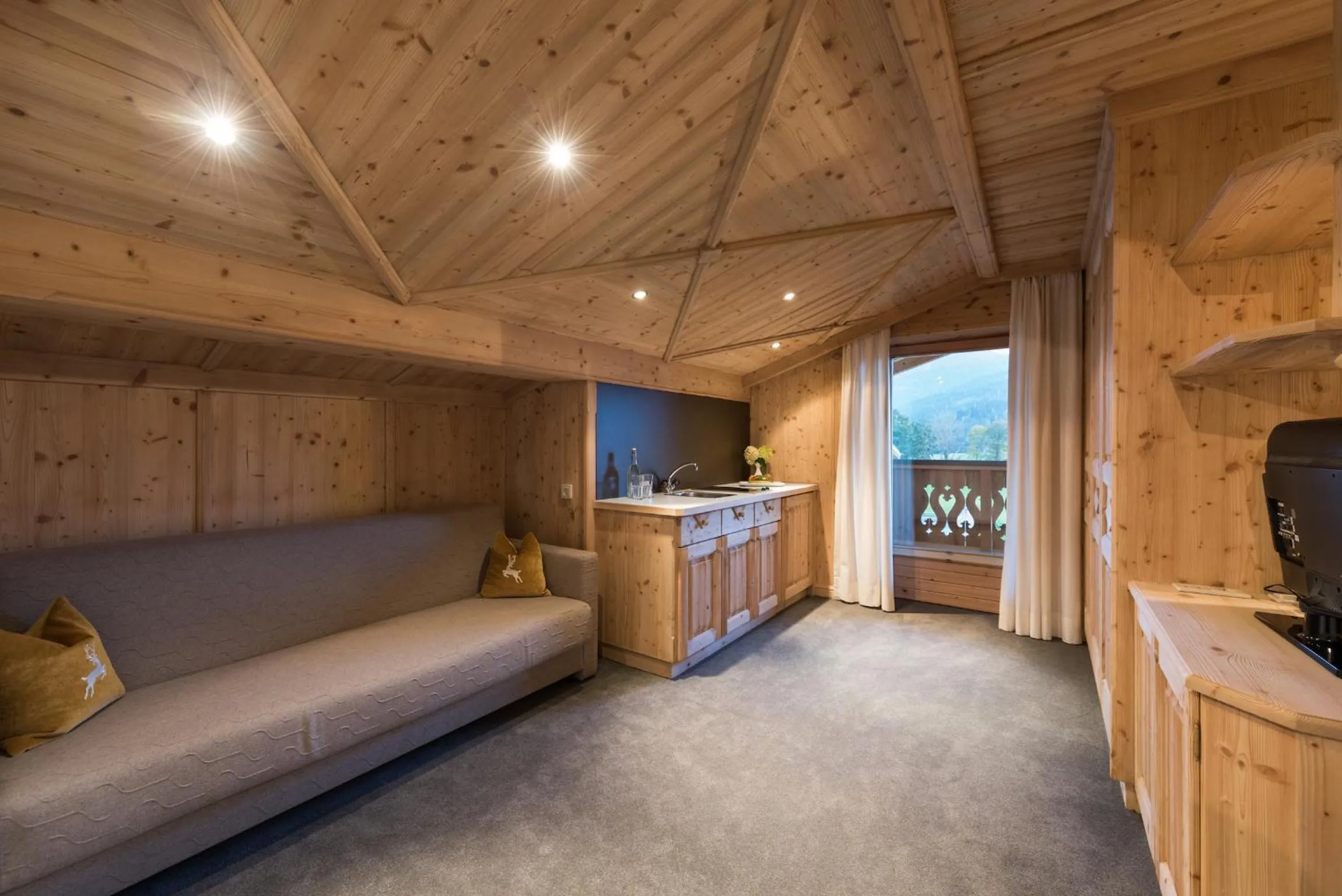 Seating area in Hotel Winterbauer