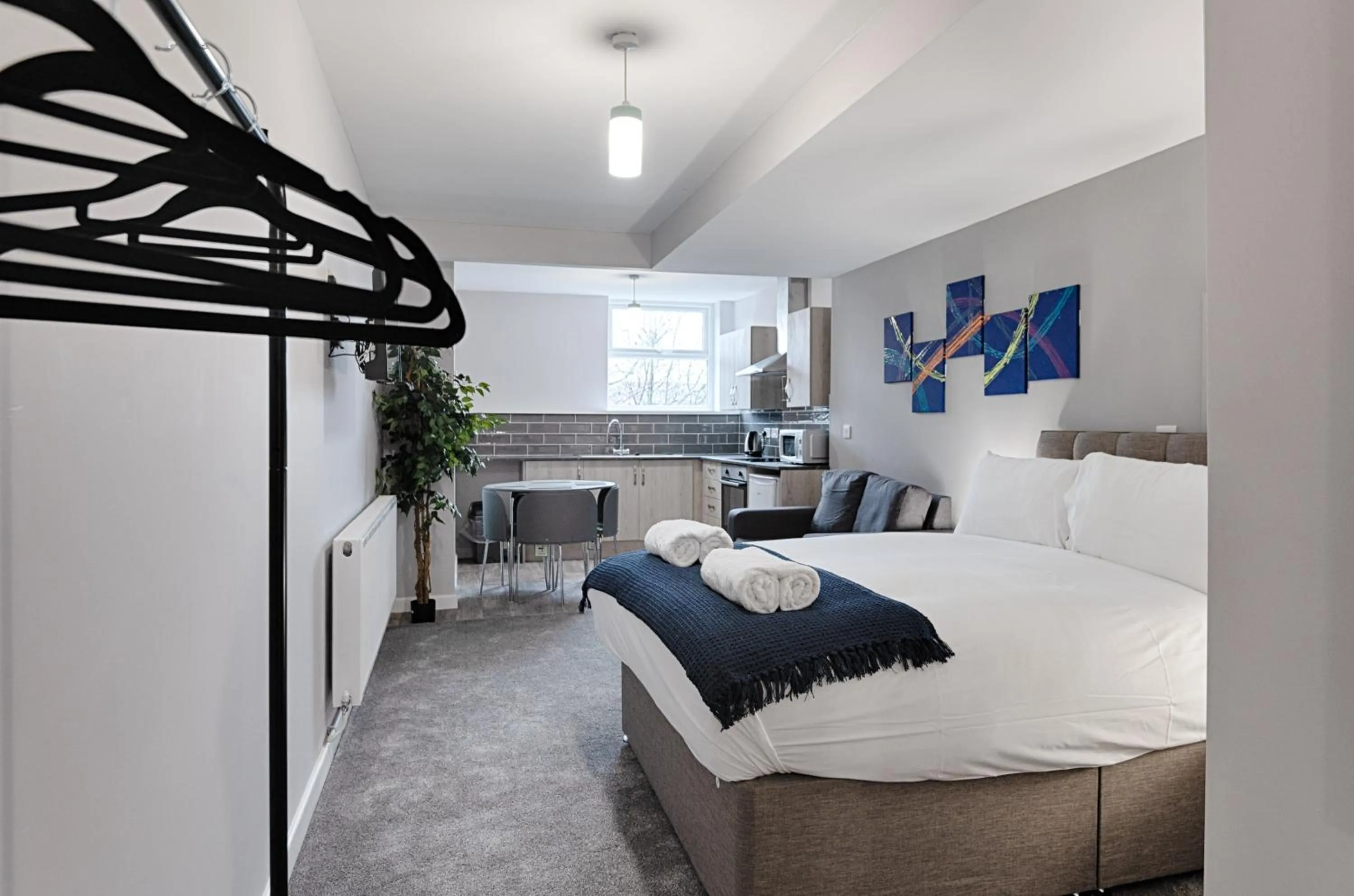 Photo of the whole room, Bed in Copper House