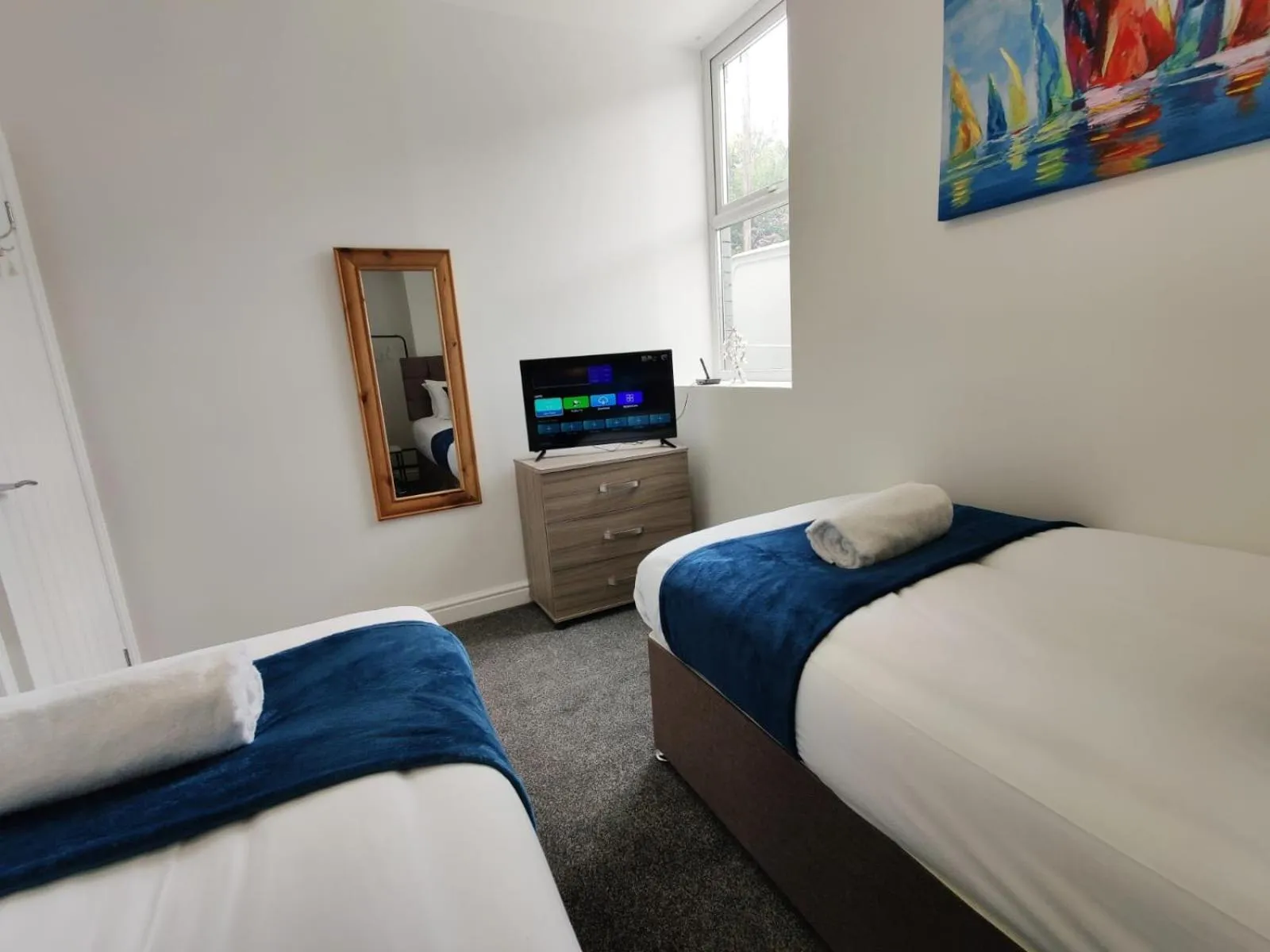 Photo of the whole room, Bed in Copper House