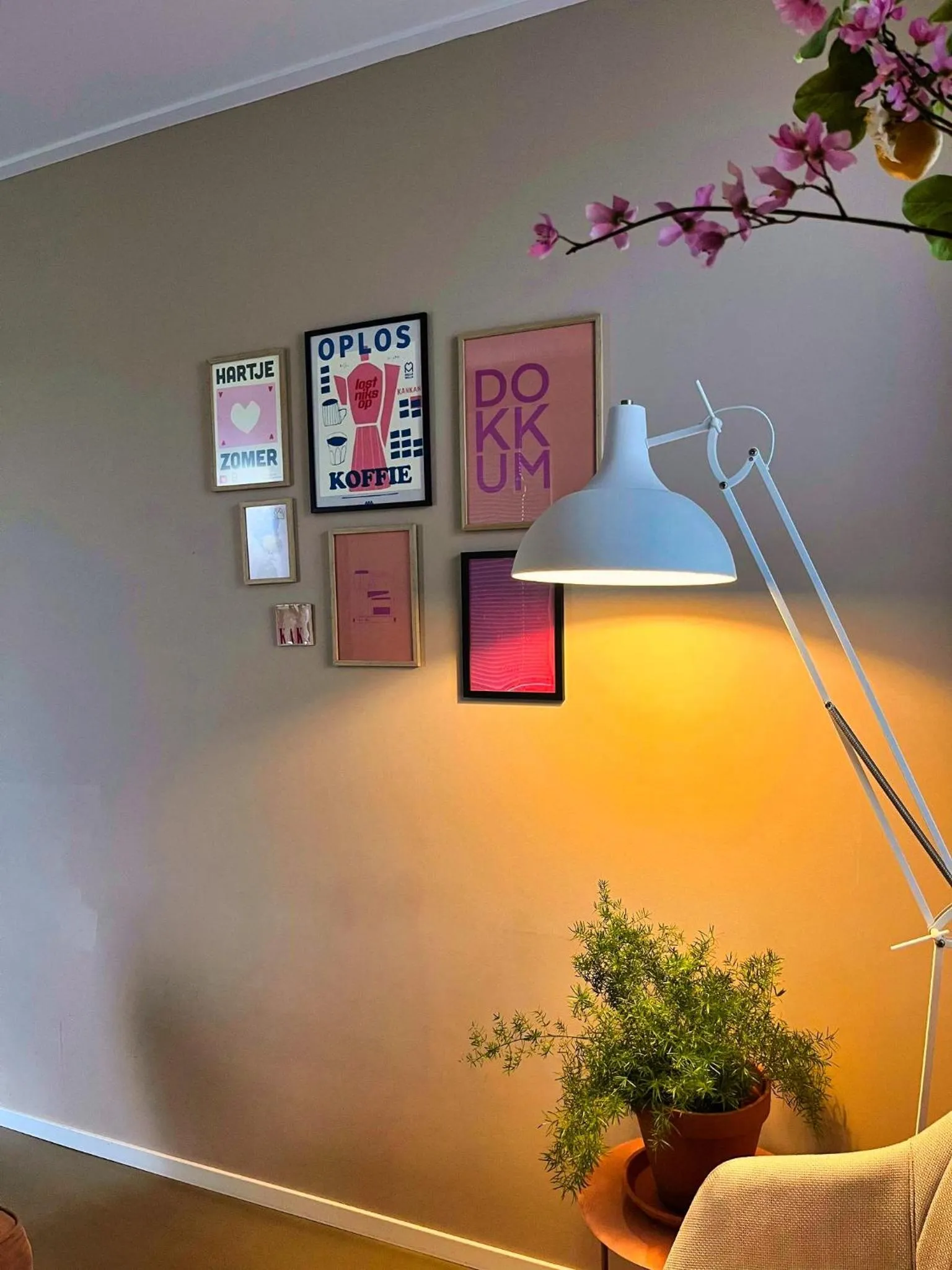 Decorative detail in B&B De Terpen