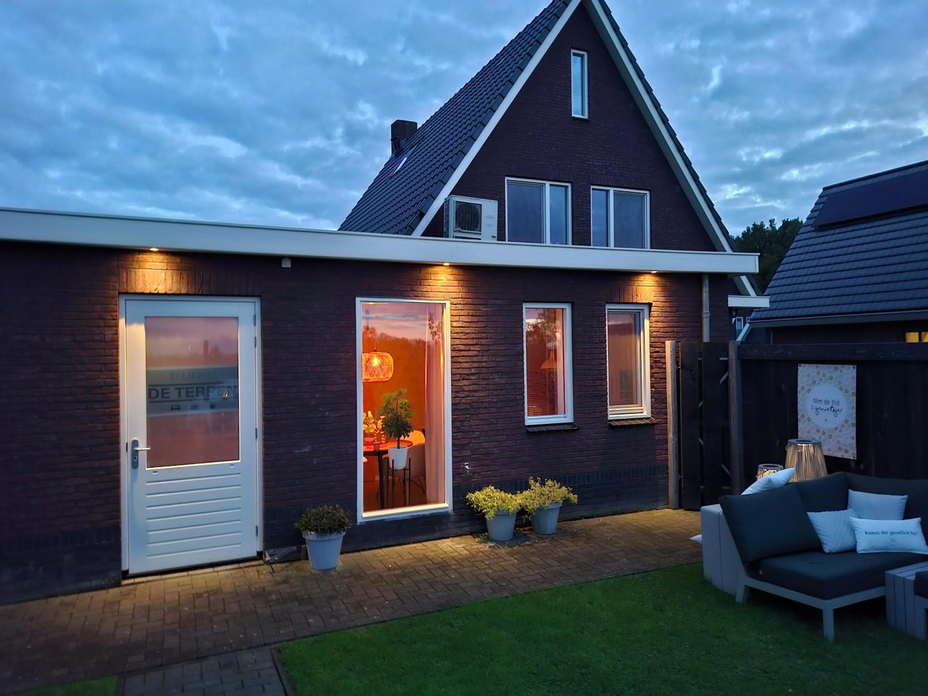 Garden in B&B De Terpen