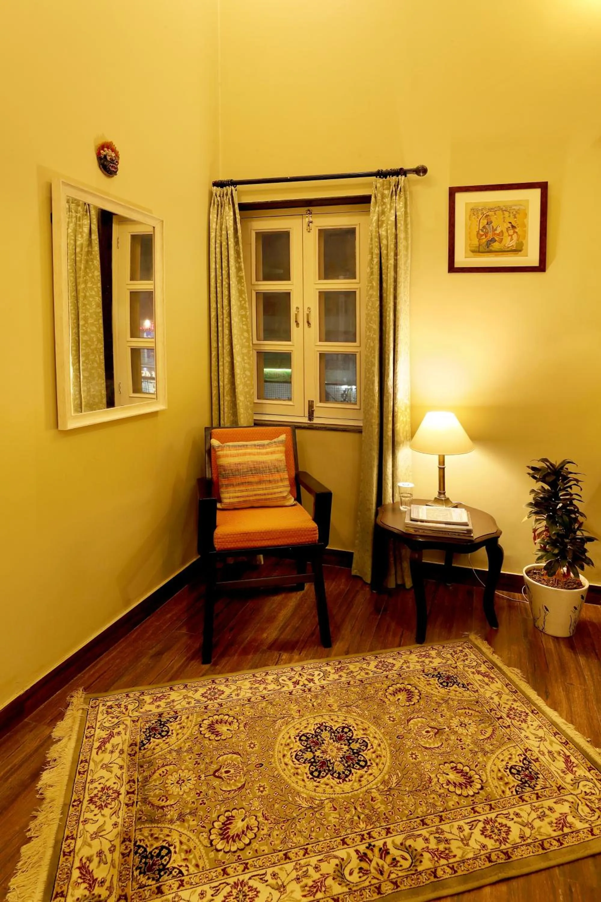 Seating area in The Cavalry - Abhay Niwas