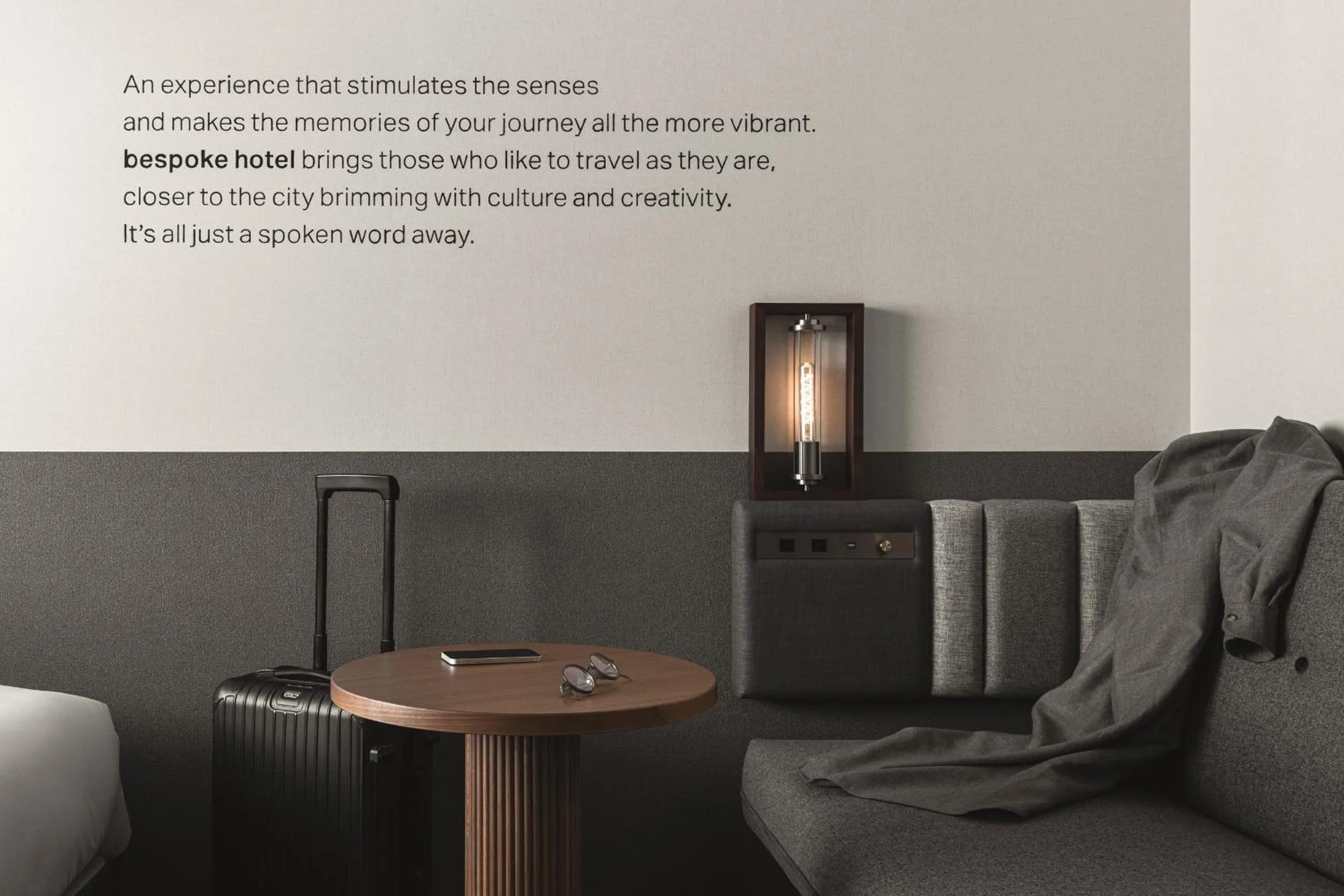 Living room in Bespoke Hotel Sapporo