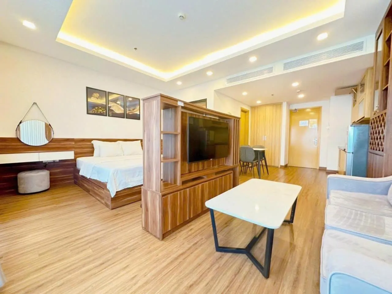 Bed in FLC Sea Tower Quy Nhon - Seaview Apartel