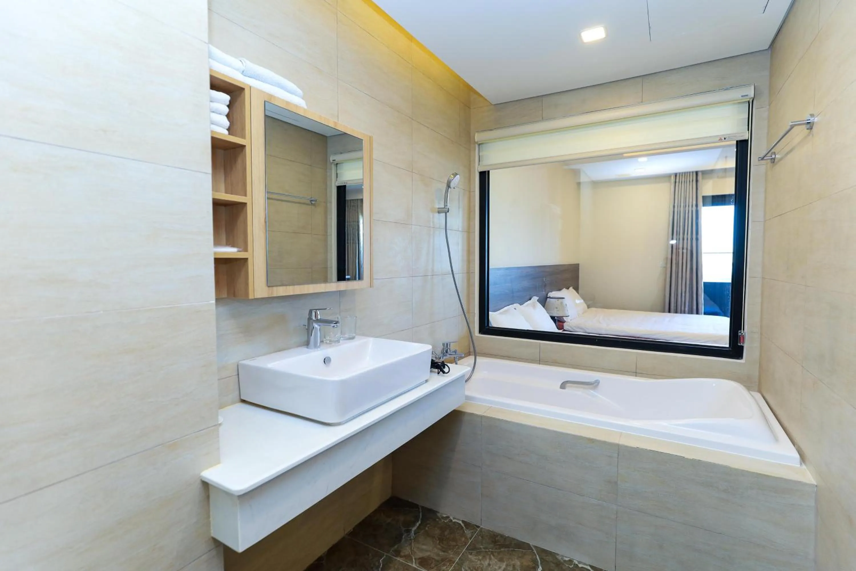 Bed in FLC Sea Tower Quy Nhon - Seaview Apartel