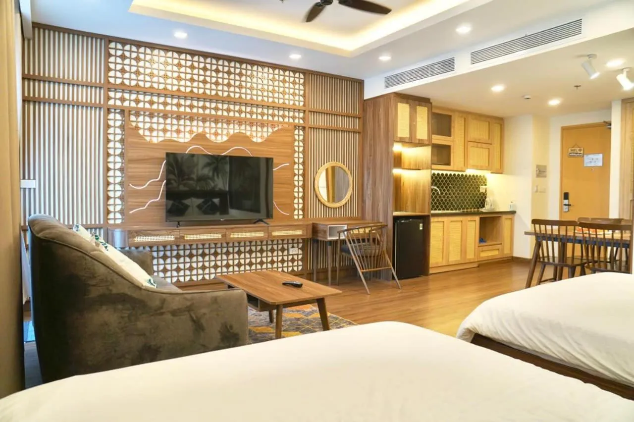 Bed in FLC Sea Tower Quy Nhon - Seaview Apartel