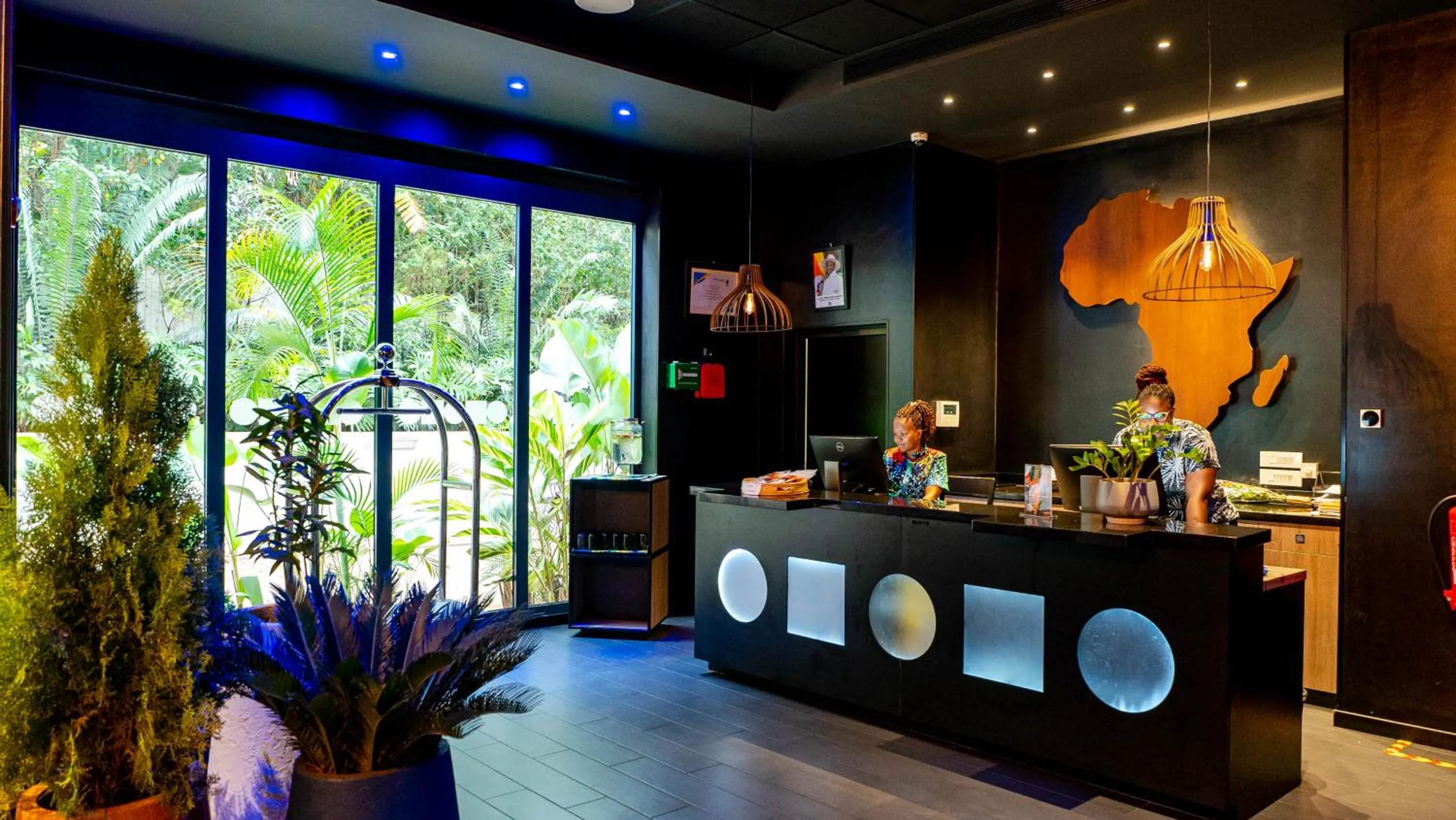 Lobby or reception in ONOMO Hotel Kampala