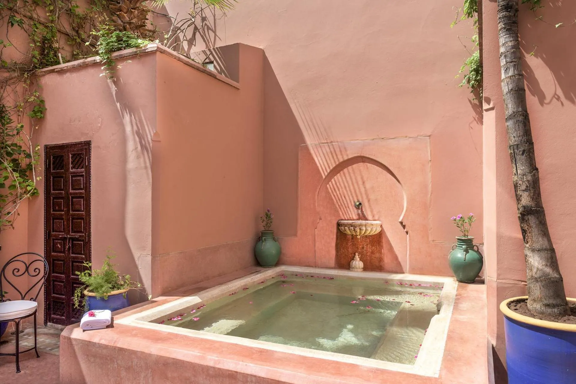 Hot Tub in Riad Hayati