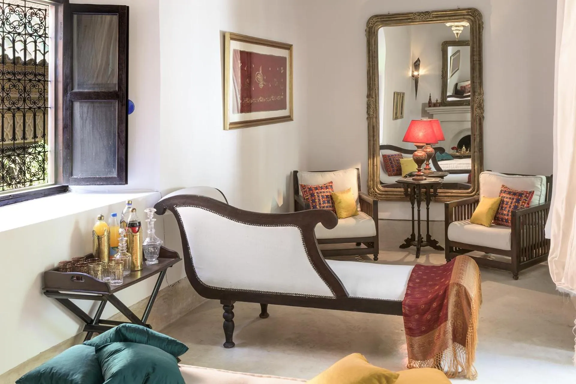 Living room in Riad Hayati