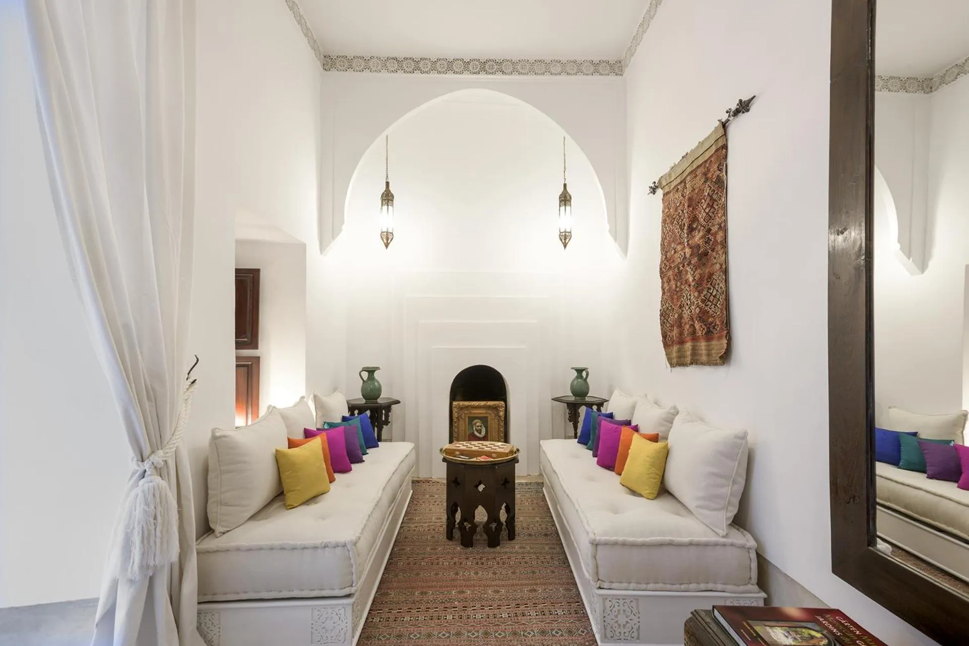 Living room in Riad Hayati