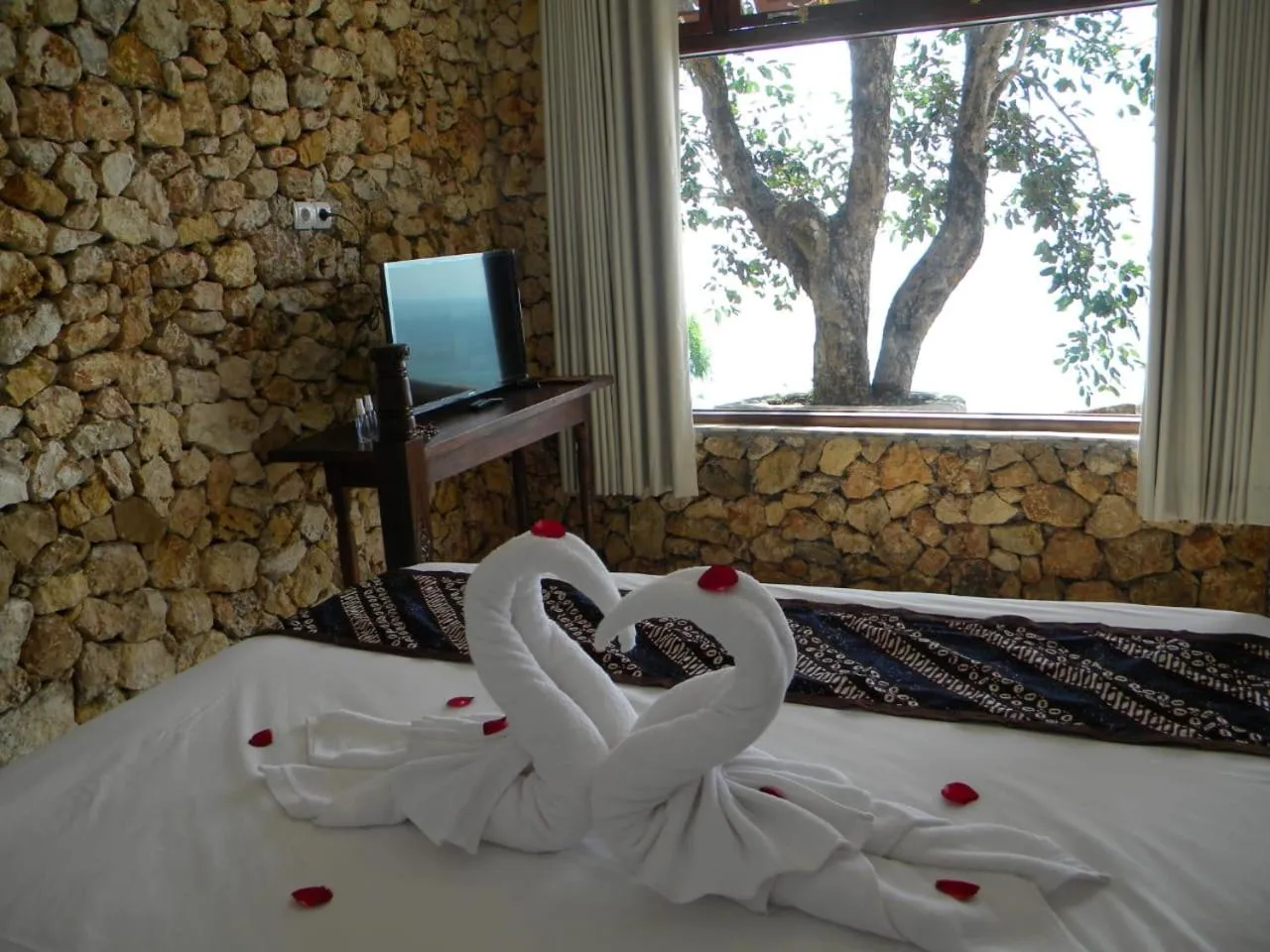 Bed in Edge Resort, Yogyakarta