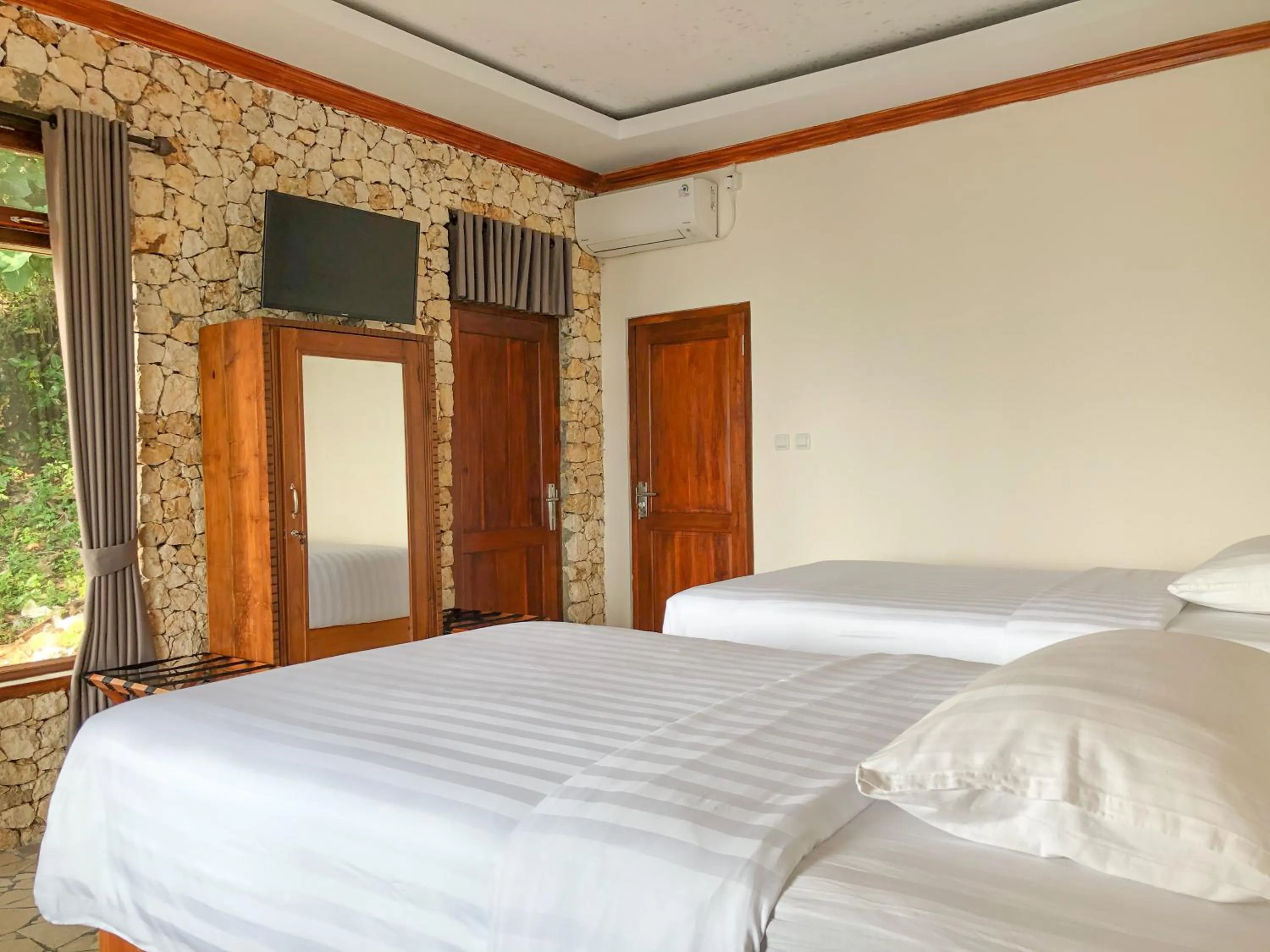 Bed in Edge Resort, Yogyakarta