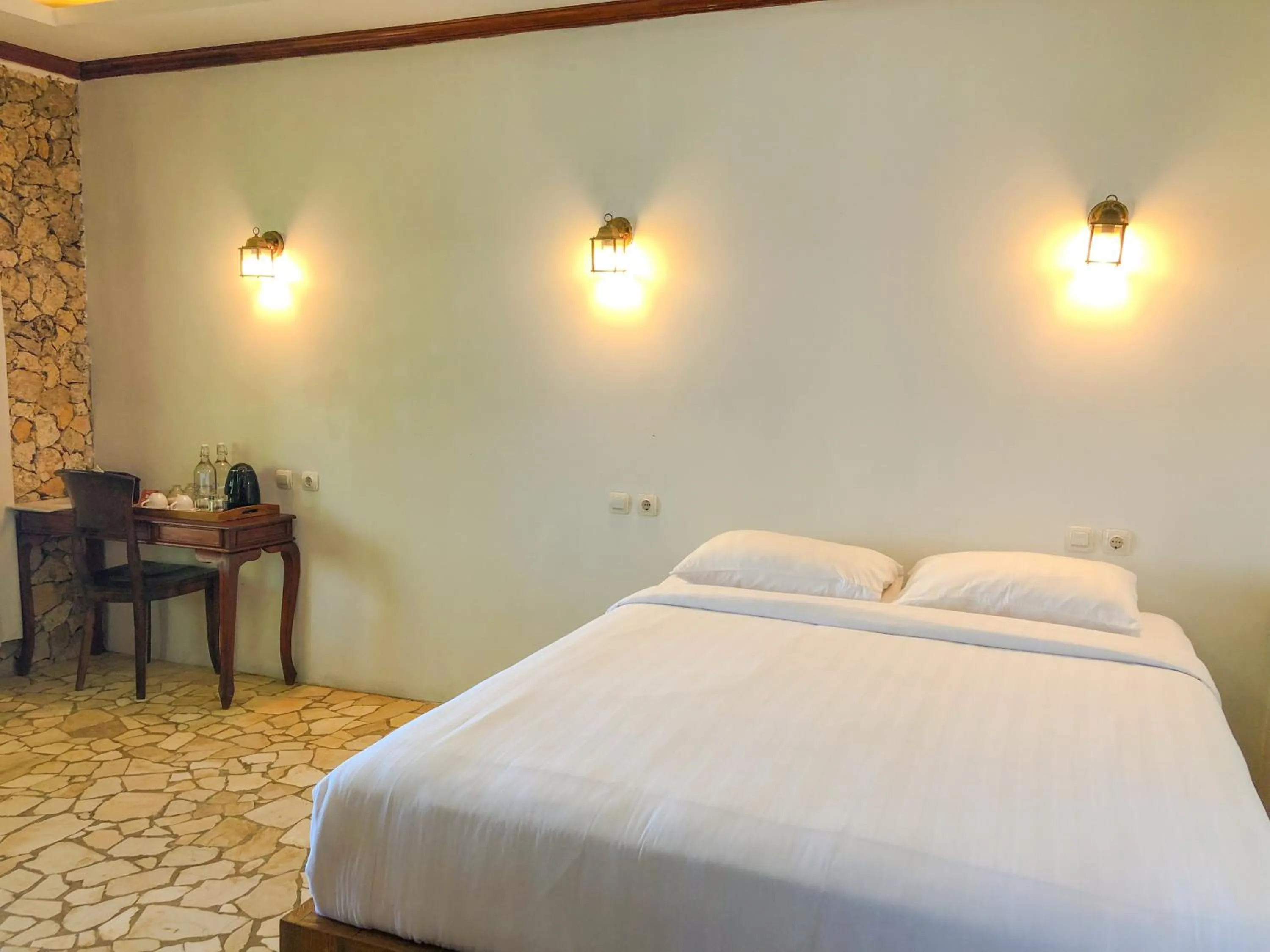 Bed in Edge Resort, Yogyakarta